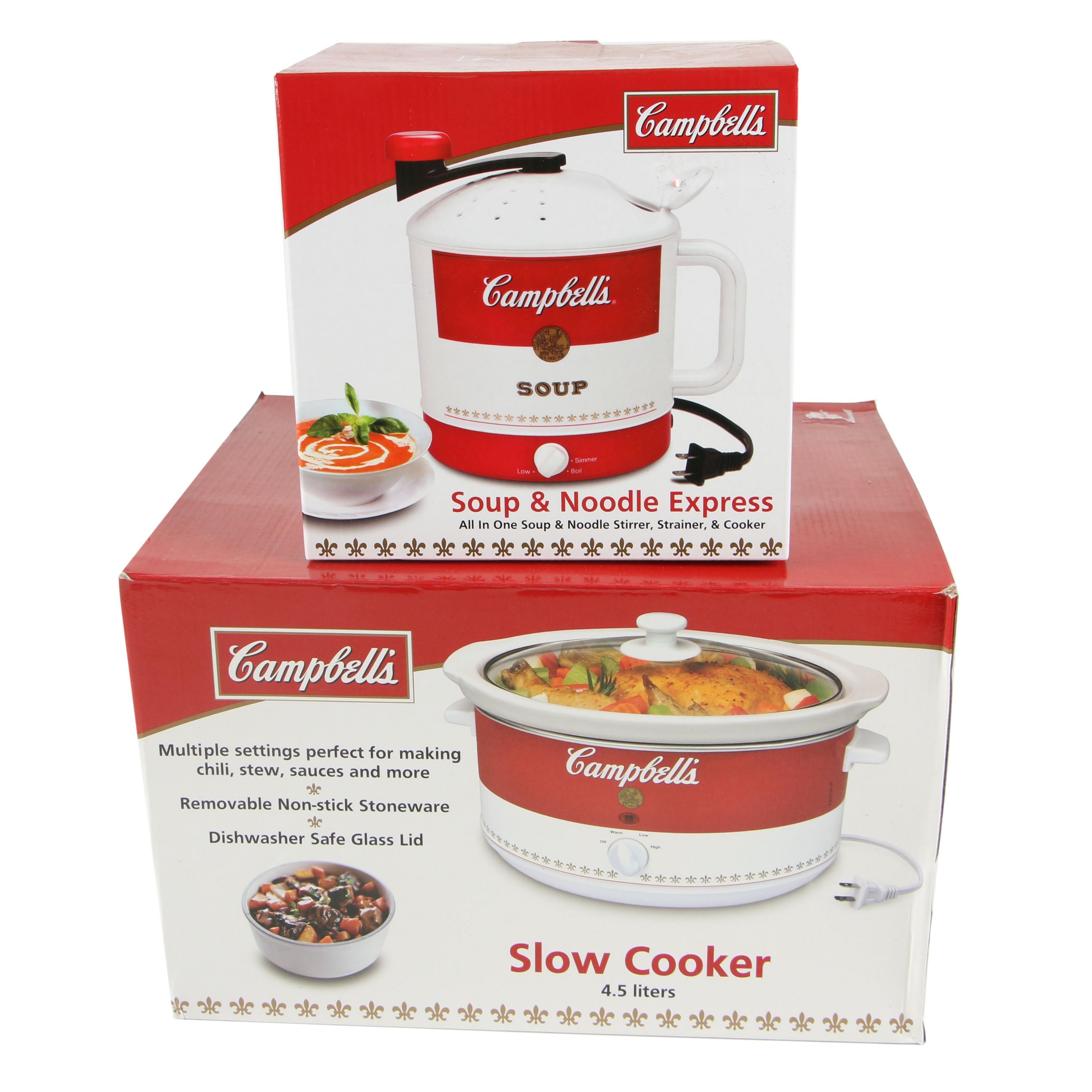 Campbell's Slow Cooker and Soup & Noodle Express