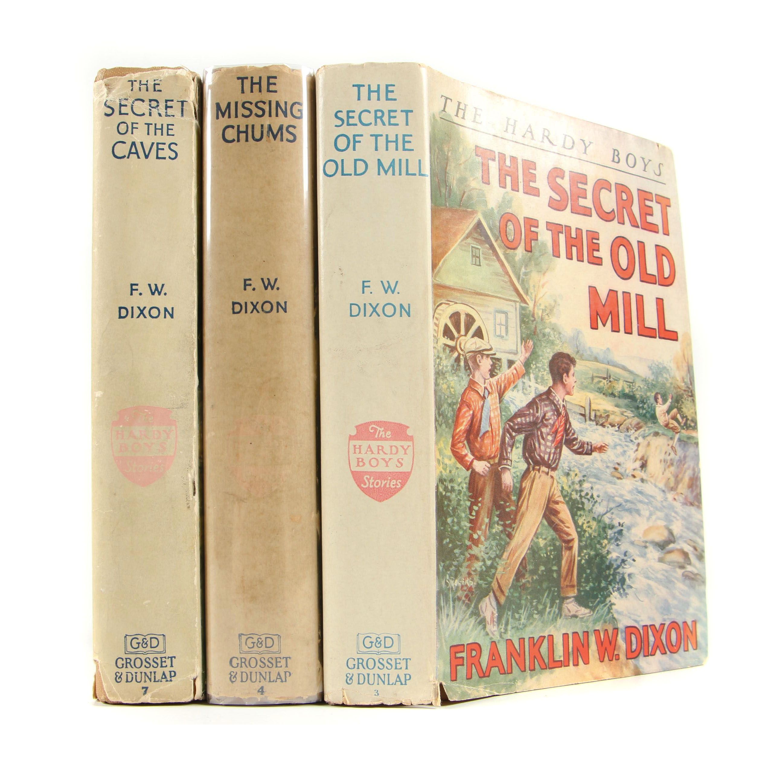 1950s "The Hardy Boys" Series by Franklin W. Dixon including "The Missing Chums"