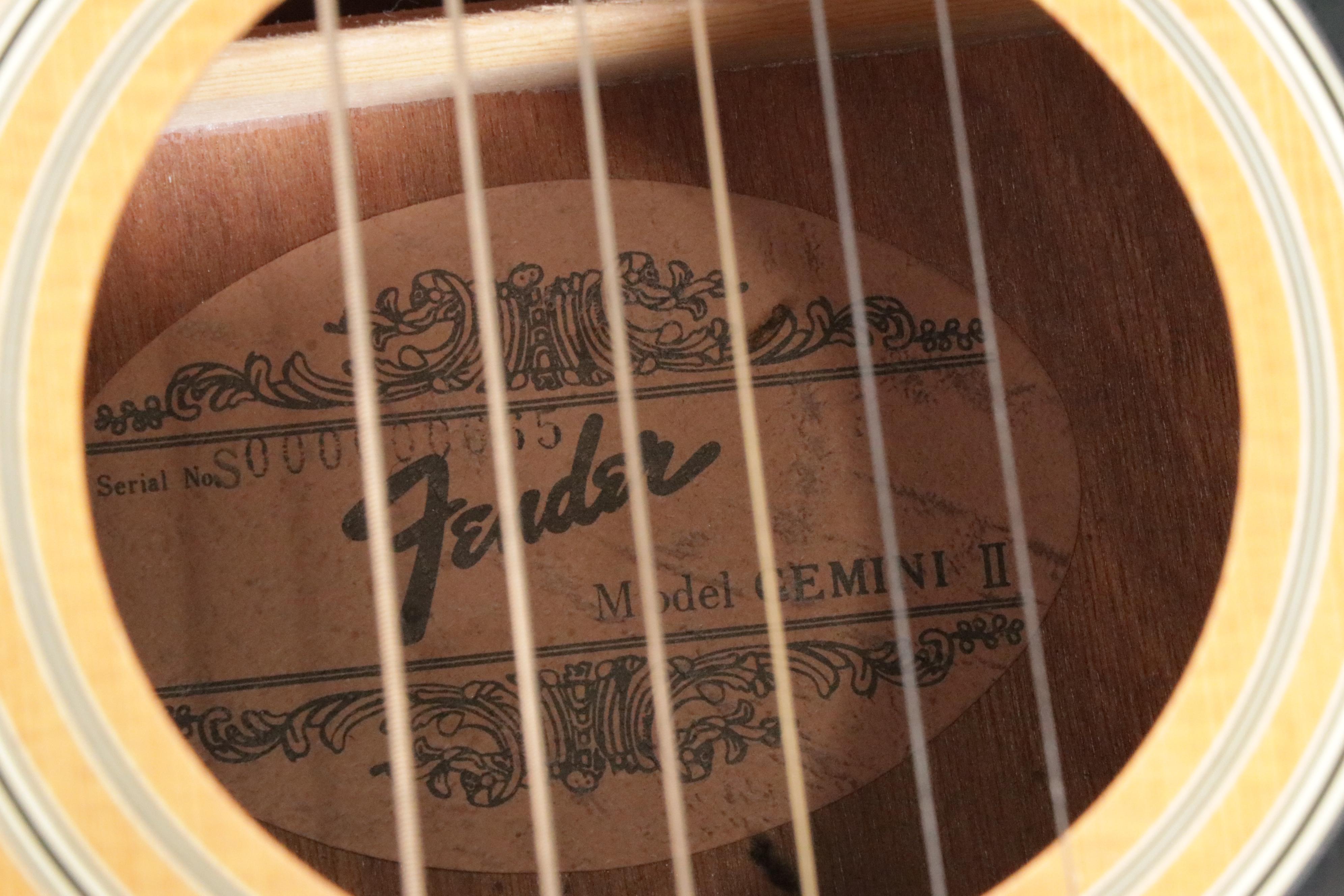 Fender Gemini II Model Acoustic Guitar