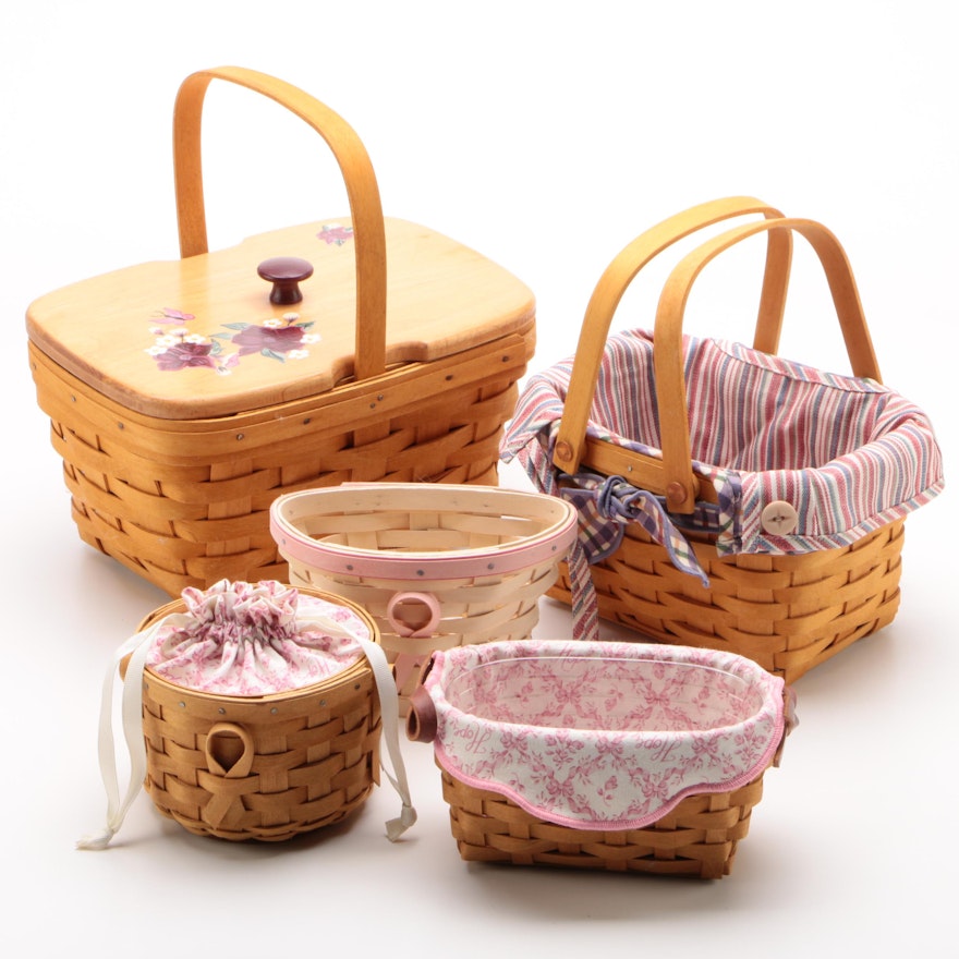 Longaberger Baskets including American Cancer Society Baskets