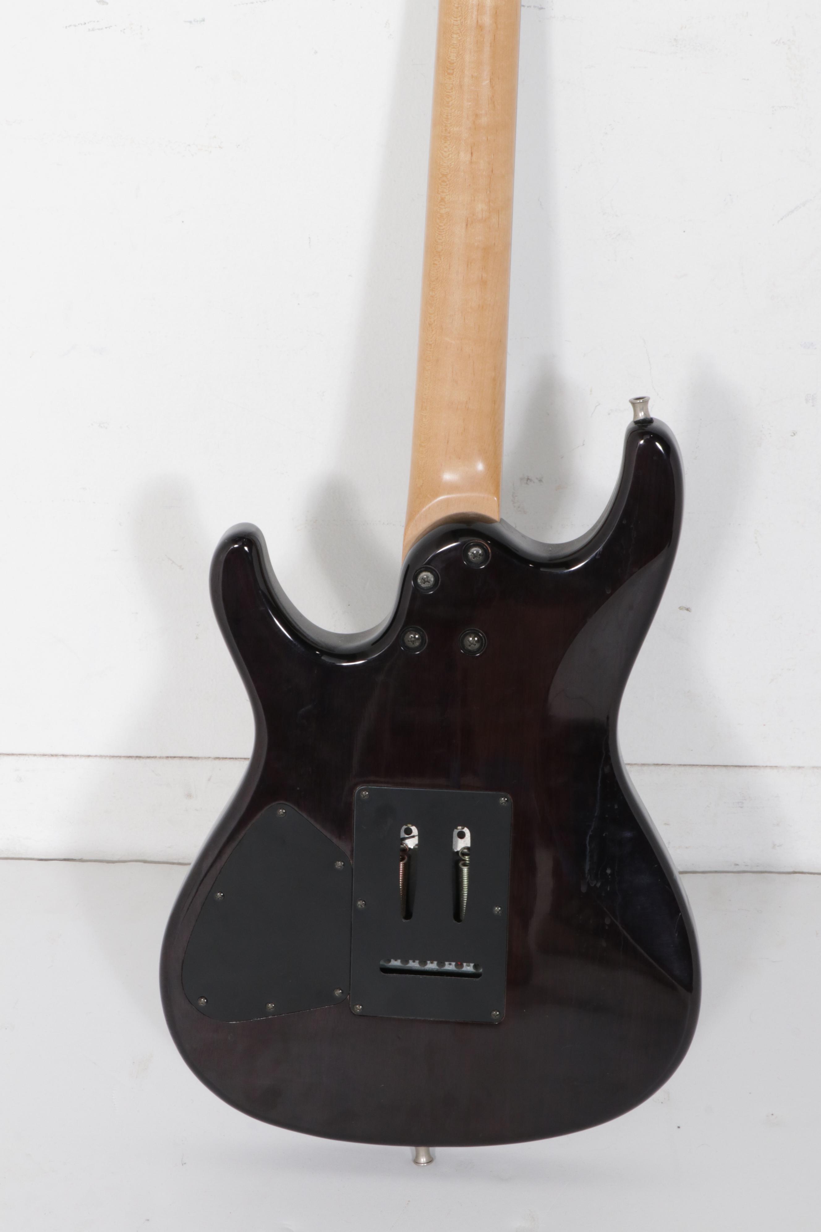 Ibanez SA Series Green Gray Quilt Top Electric Guitar with Soft Case