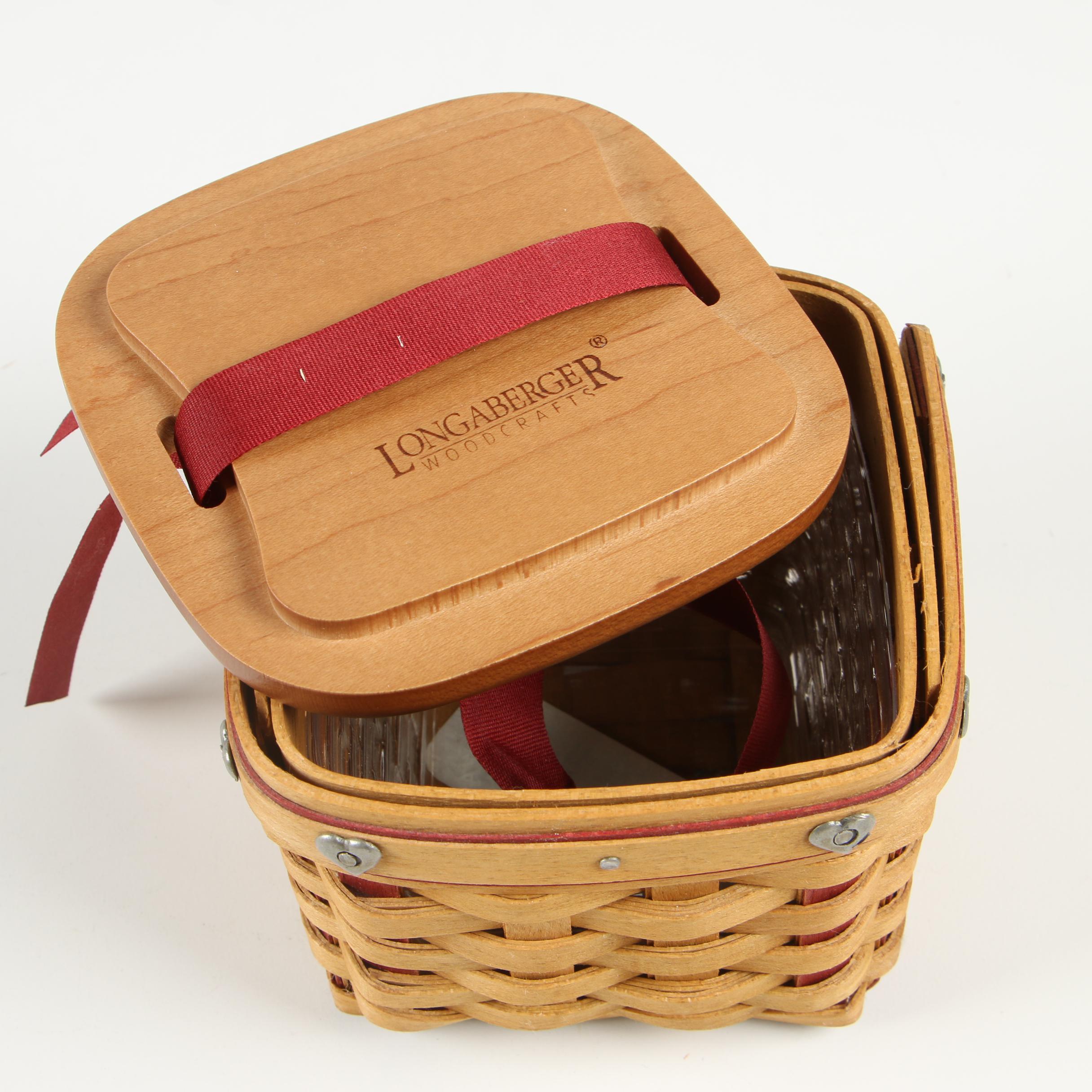 Longaberger Baskets including Small Sweetest Gift "Sweetheart" Baskets