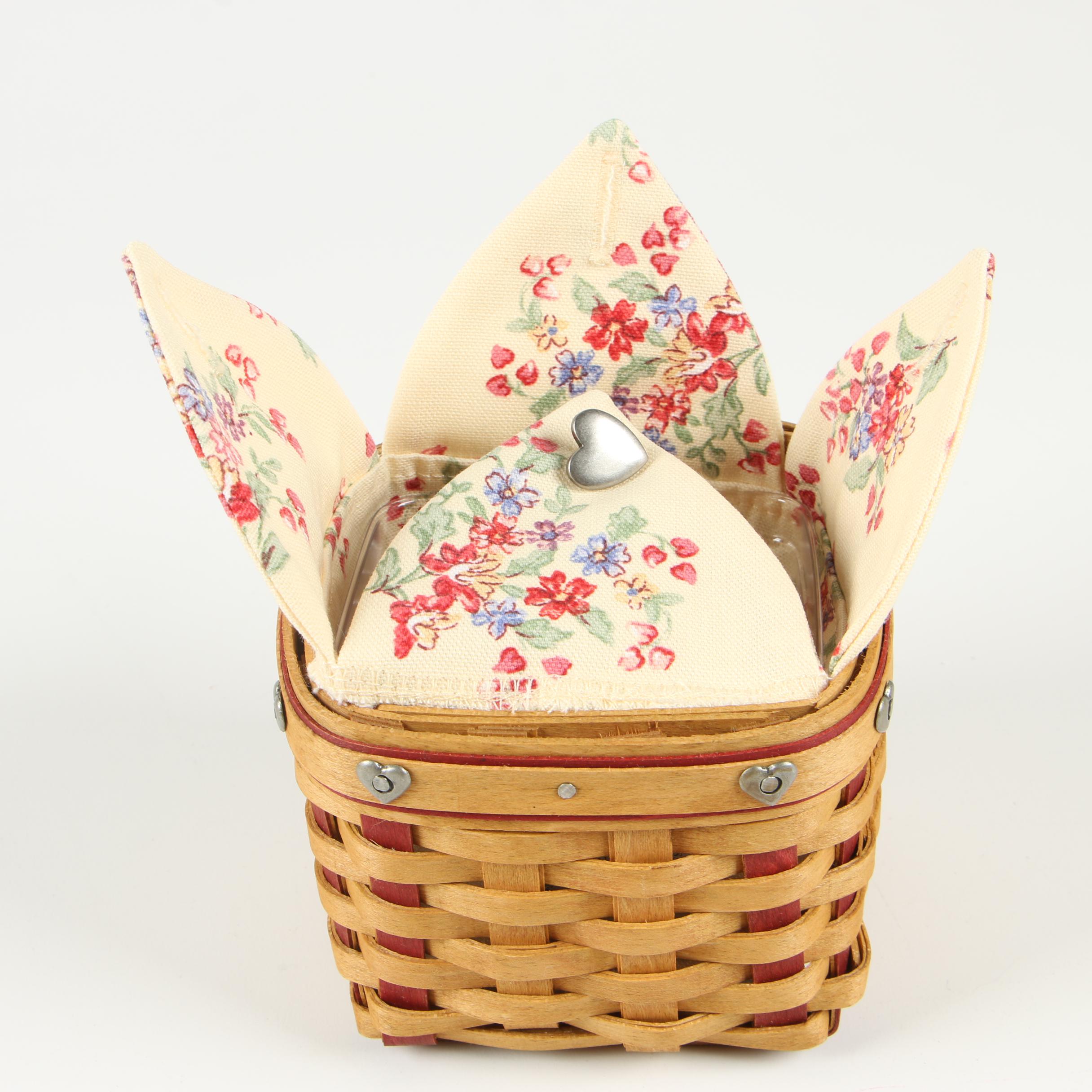 Longaberger Baskets including Small Sweetest Gift "Sweetheart" Baskets