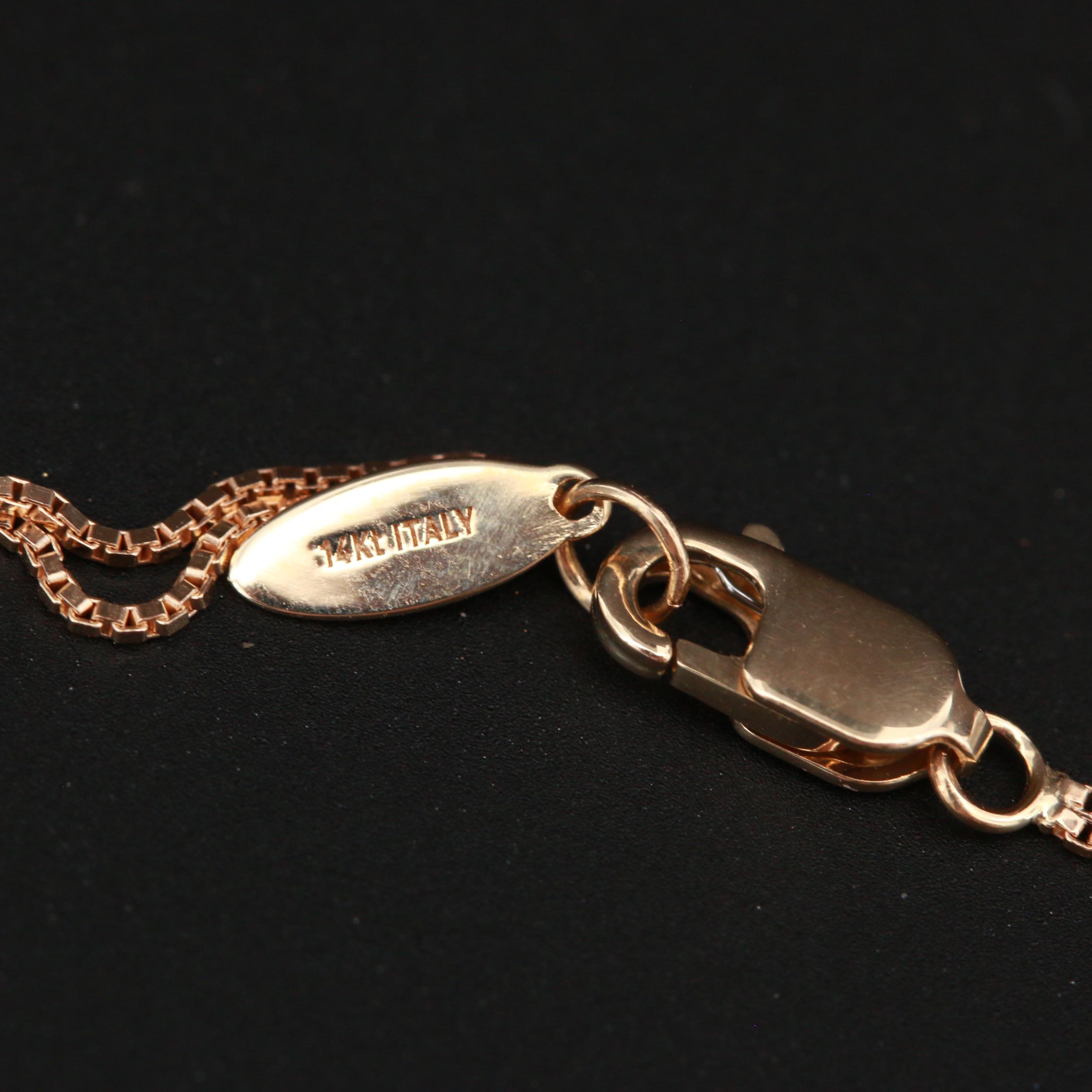 14K Yellow Gold Double Strand Necklace