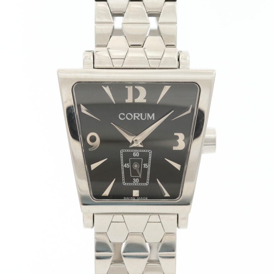 Corum Trapeze Stainless Steel Quartz Wristwatch