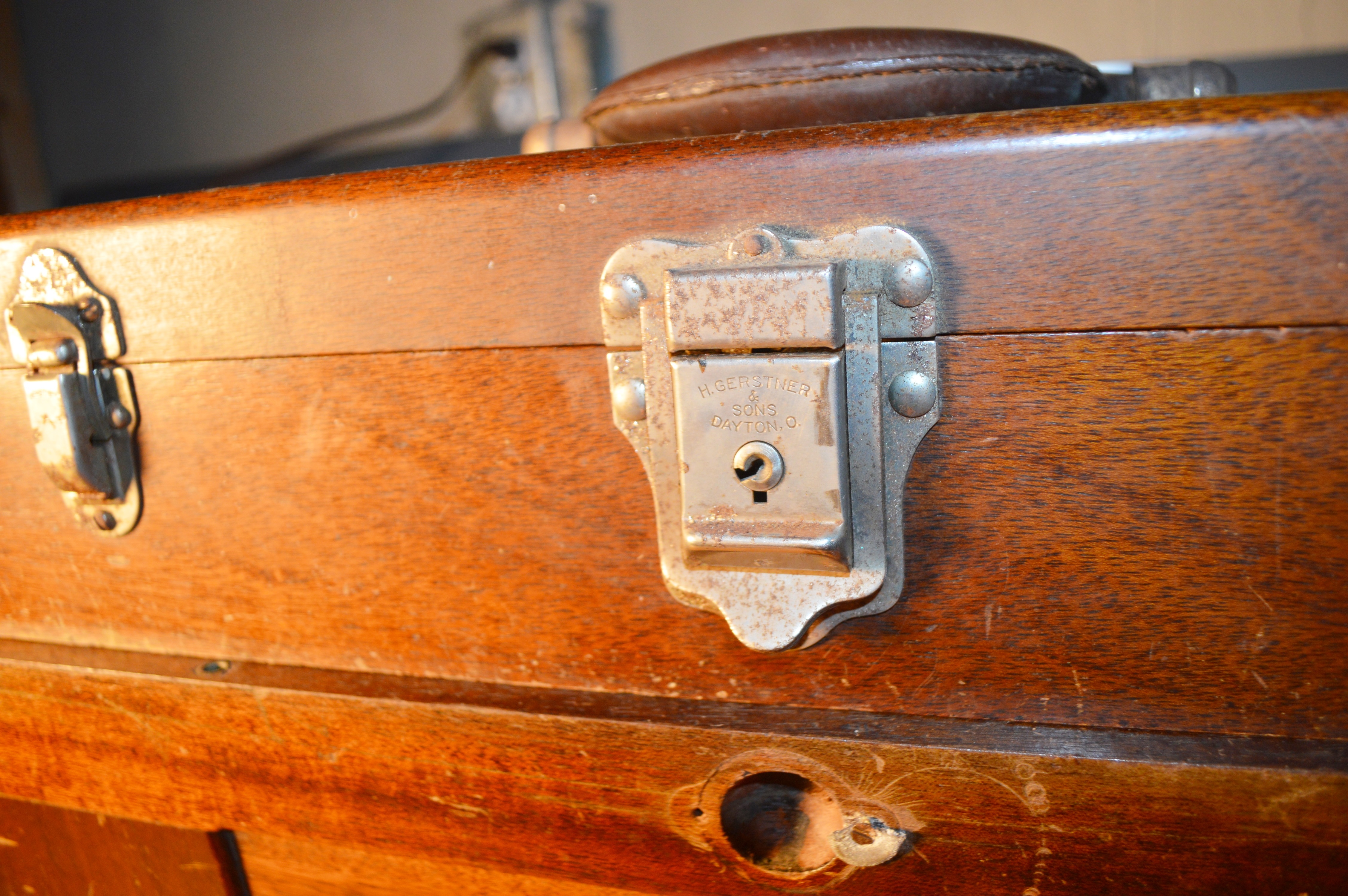 H. Gerstner & Sons Wood Tool Chest with Gauges and More
