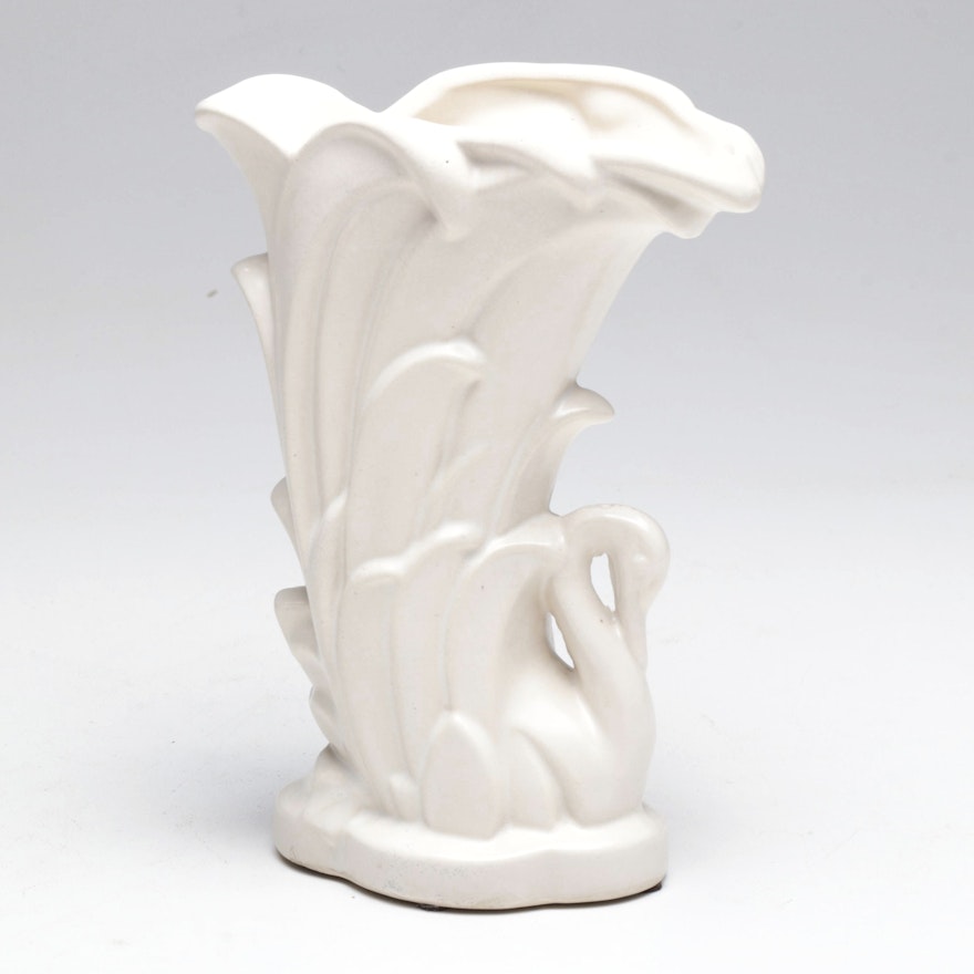 McCoy "Swan" Ceramic Vase