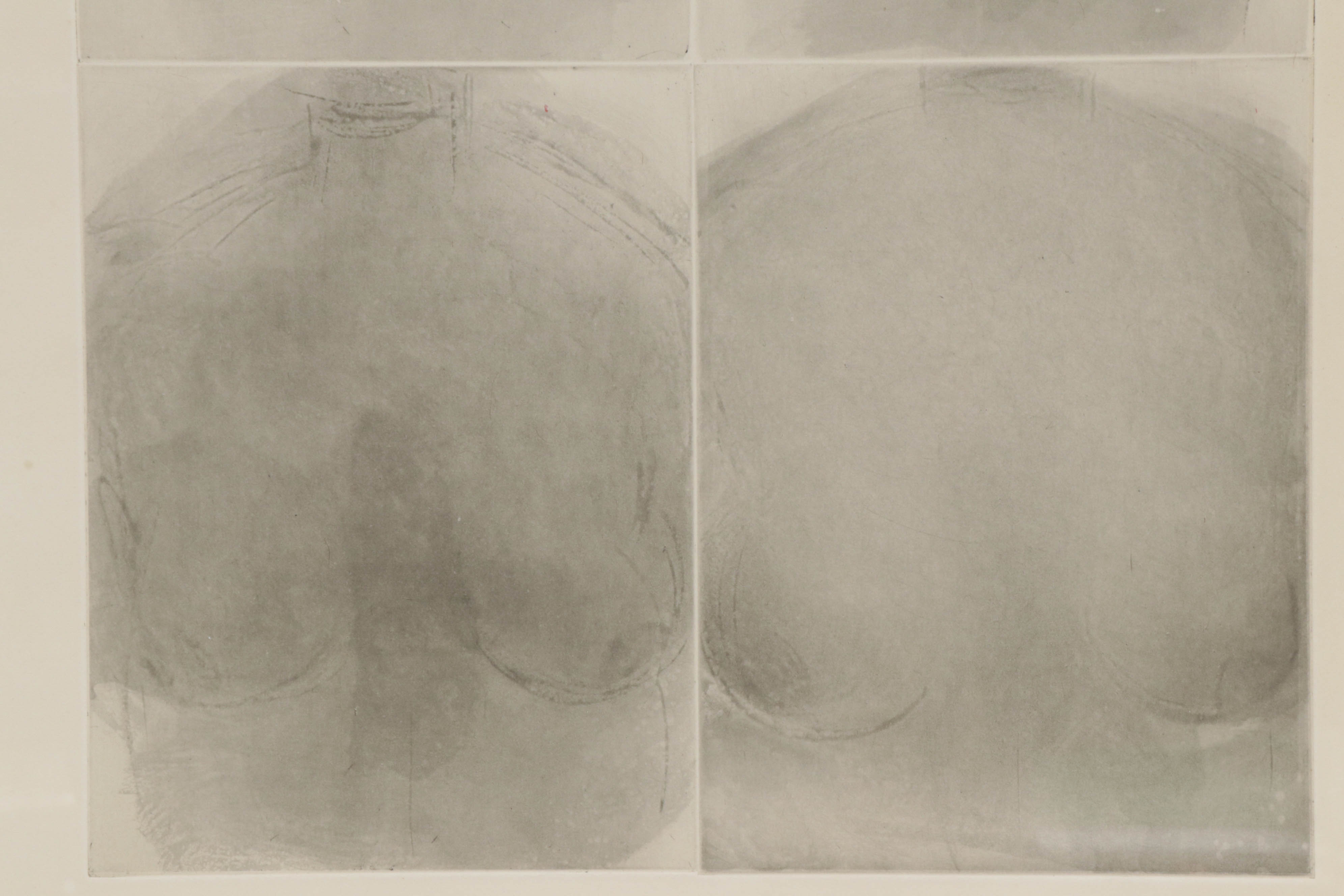 Claude Garache Quadtych Etching "Untitled"