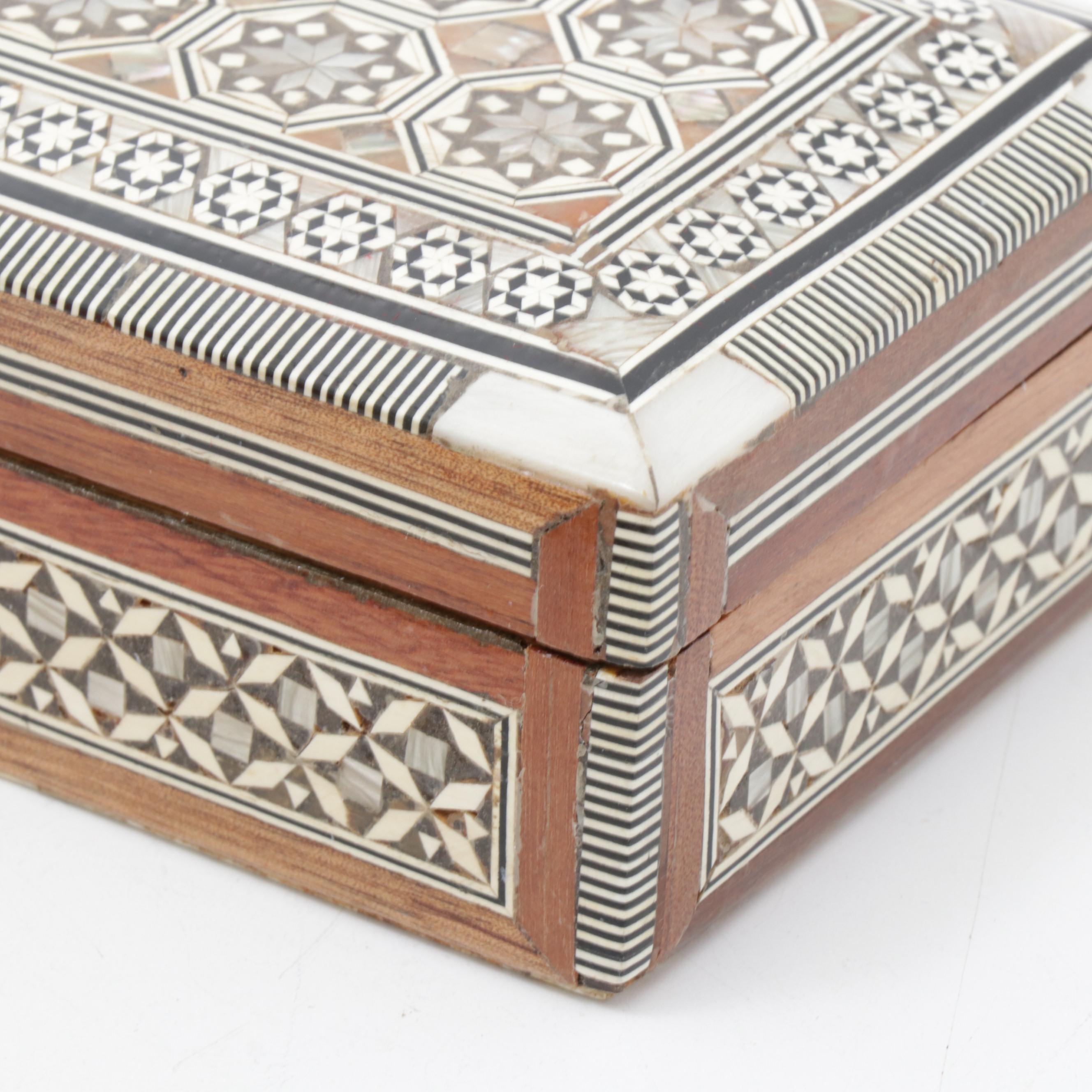 Mother of Pearl & Shell Boxes, Swarovski Crystal & Vintage Jewelry