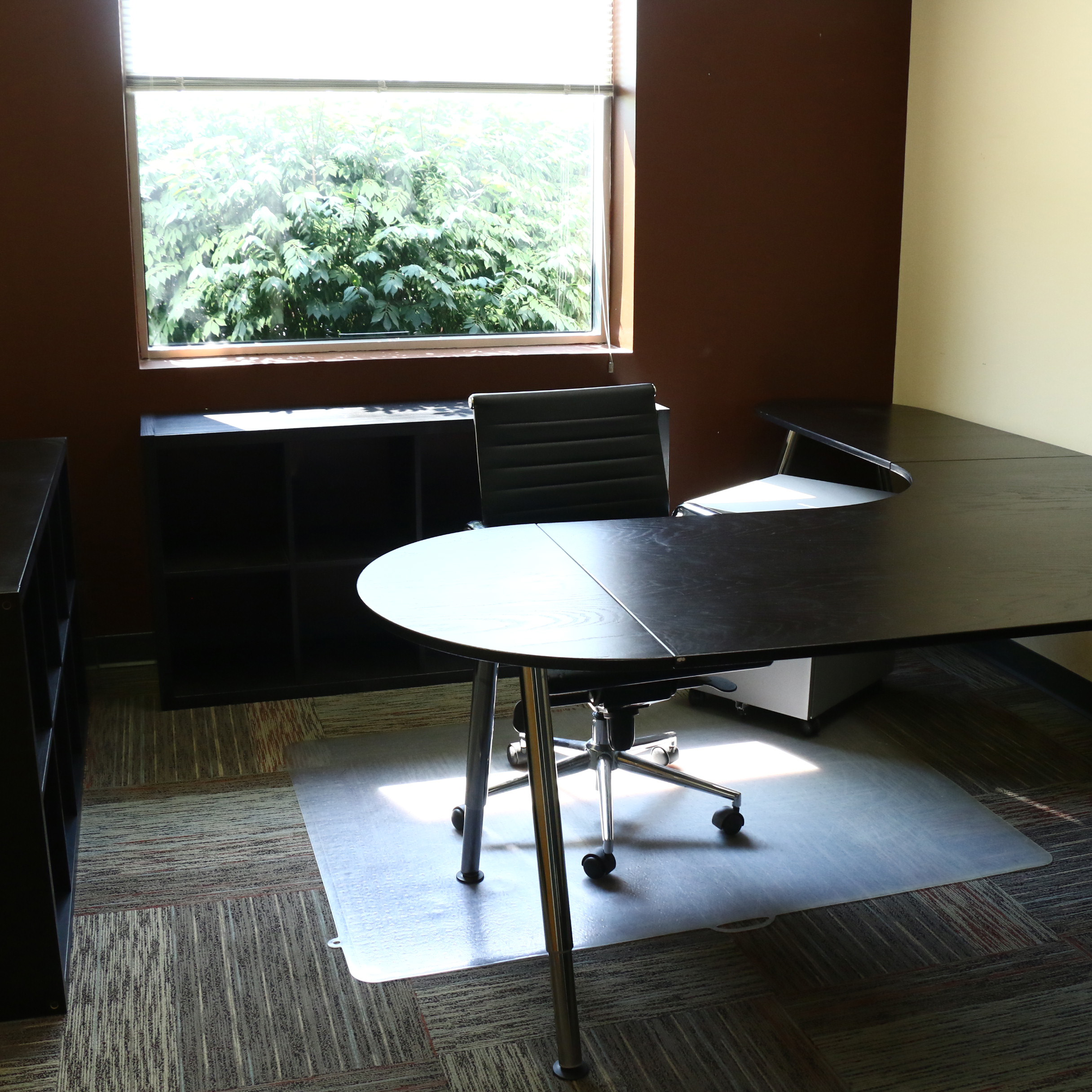 IKEA Galant Office Desk, Chair, Cube Storage and File Cabinet, Contemporary