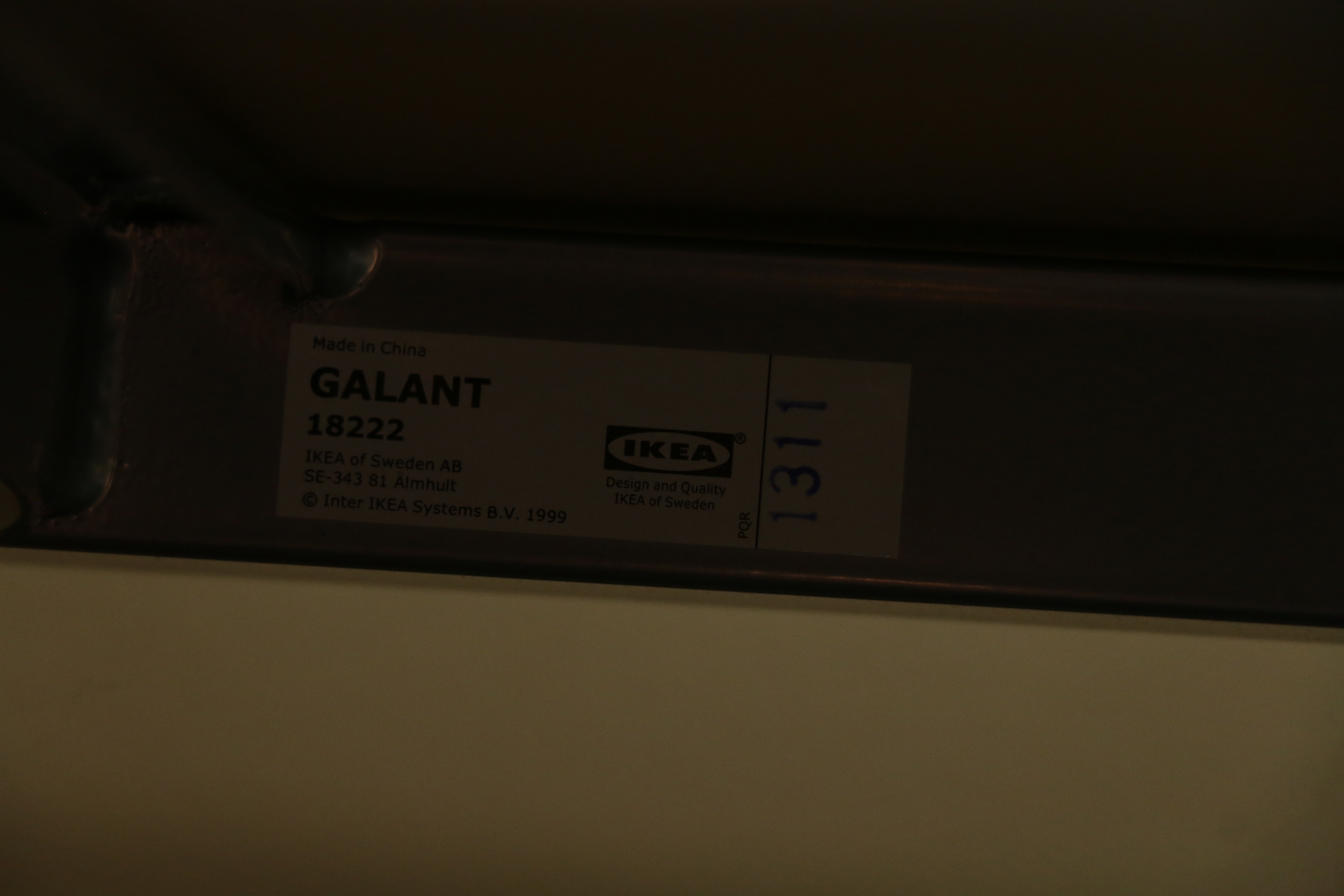 IKEA Galant Office Desk, Chair, Cube Storage and File Cabinet, Contemporary