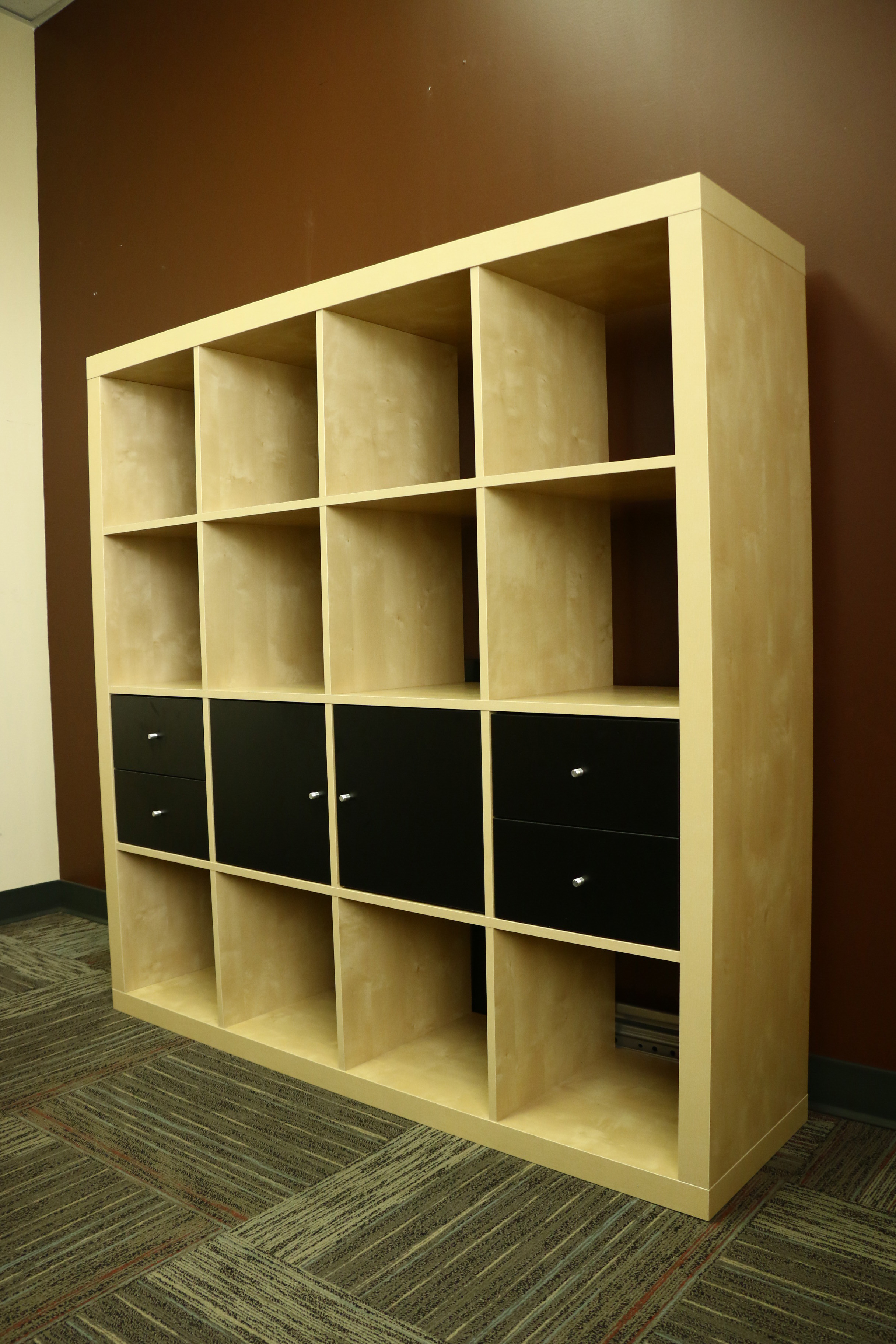 IKEA Office Desk, Chair, Cube Storage and File Cabinet, Contemporary