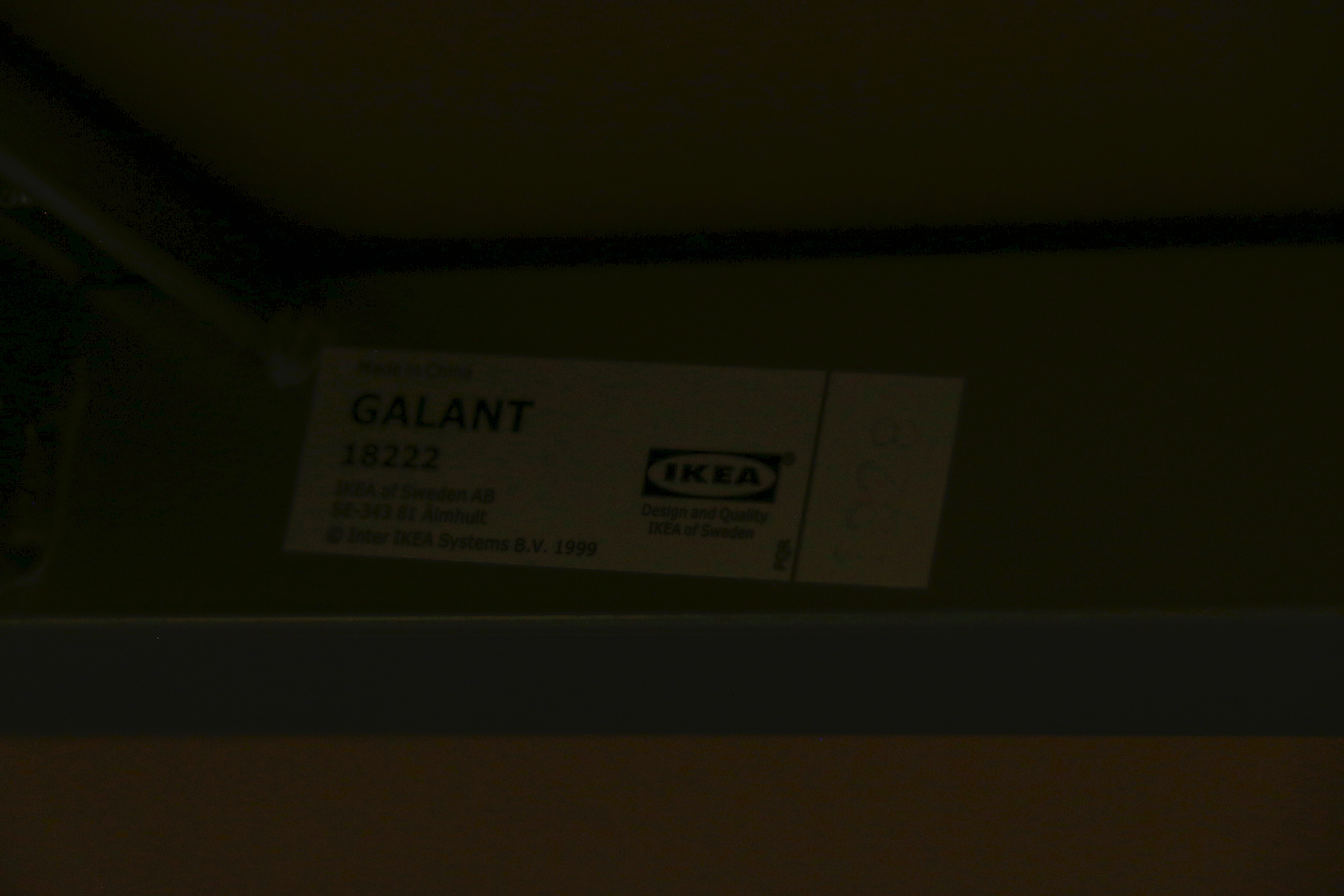 IKEA Office Desk, Chair, Cube Storage and File Cabinet, Contemporary