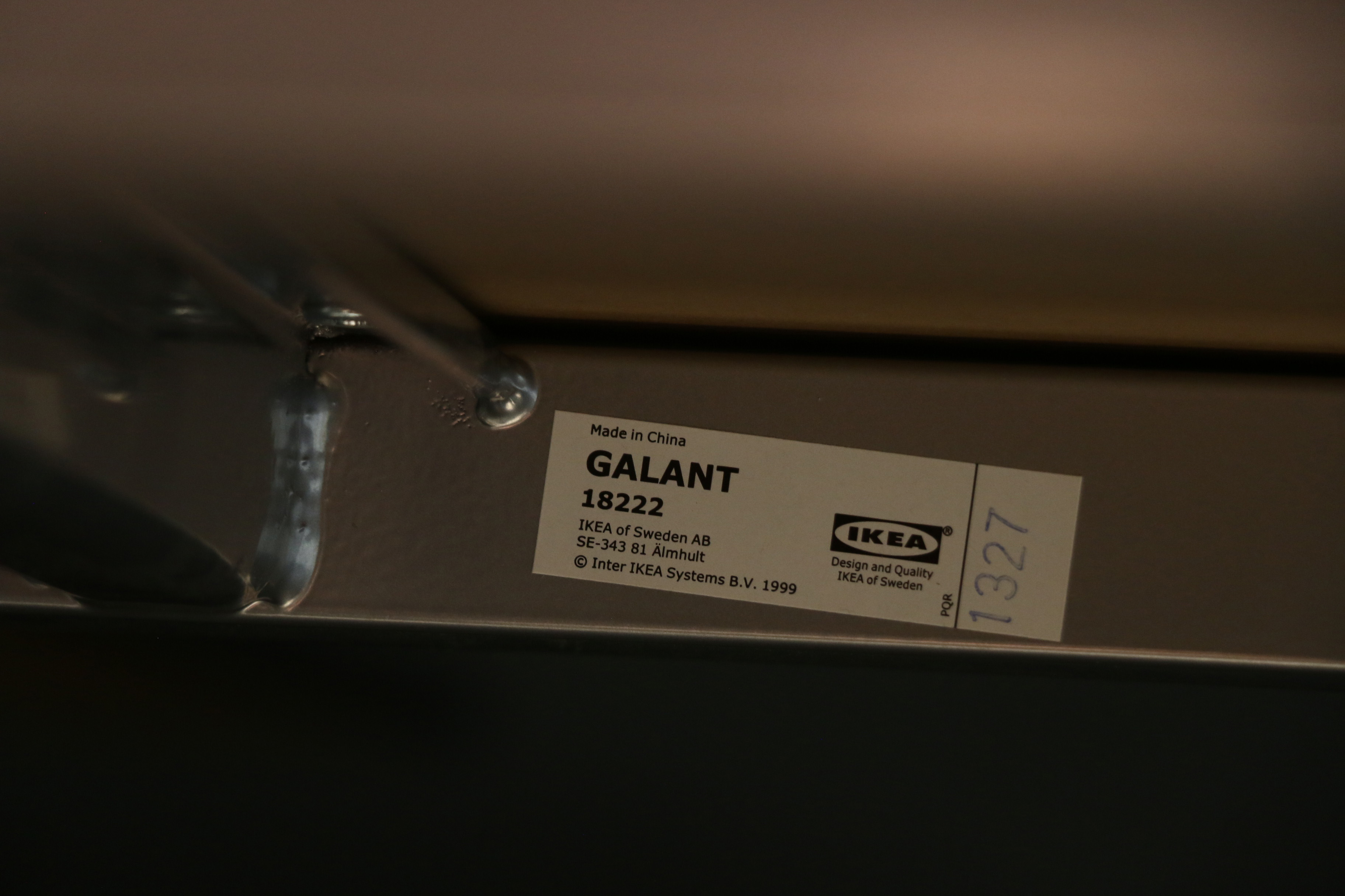 IKEA Galang 2-Piece Office Desk Unit and Chair, Contemporary