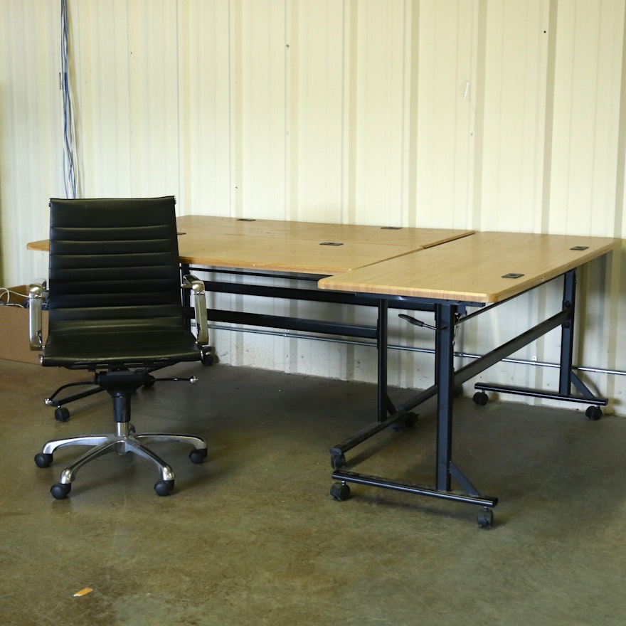 Adjustable Computer Desks and Office Chair