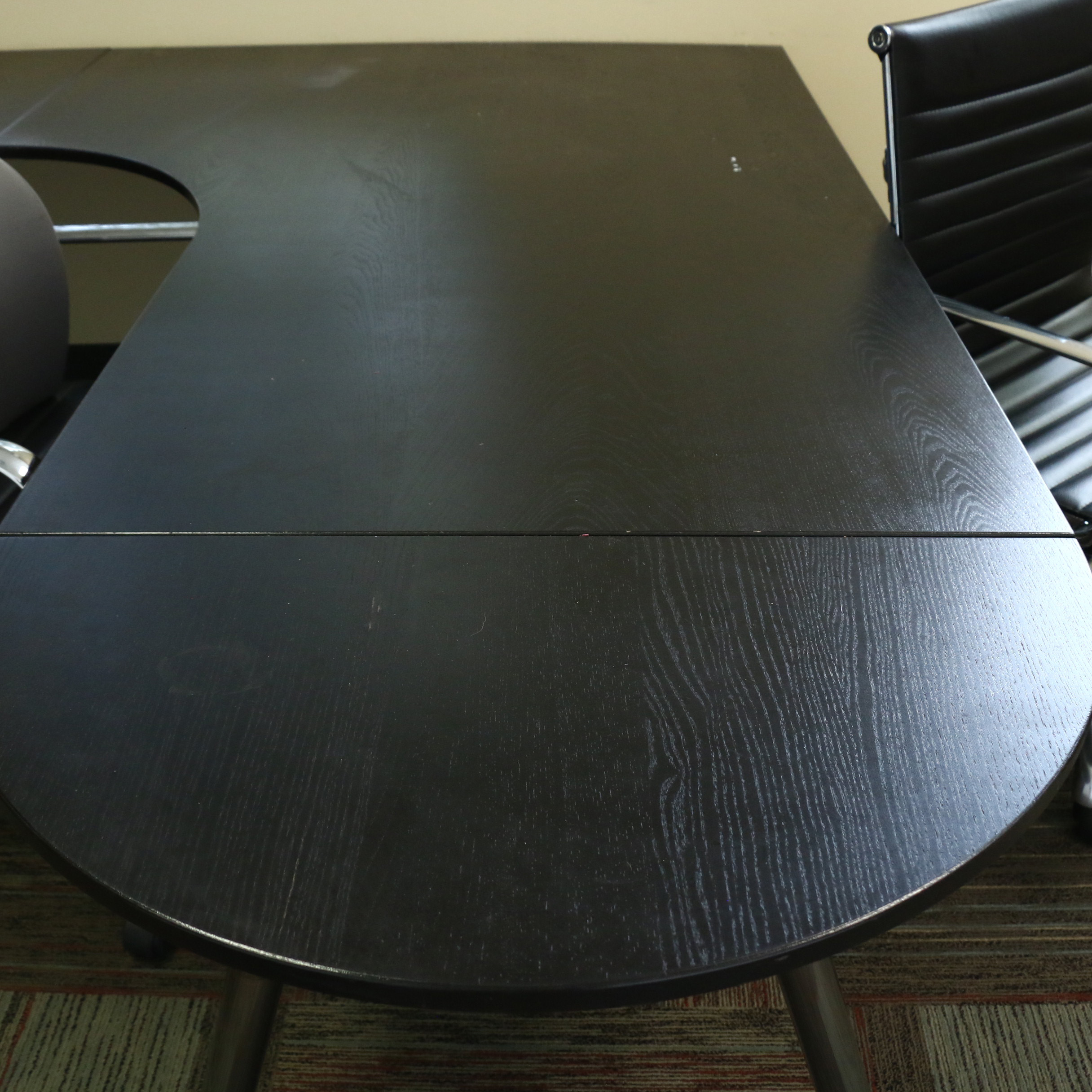 IKEA Galant Office Desk, Chairs and File Cabinet, Contemporary