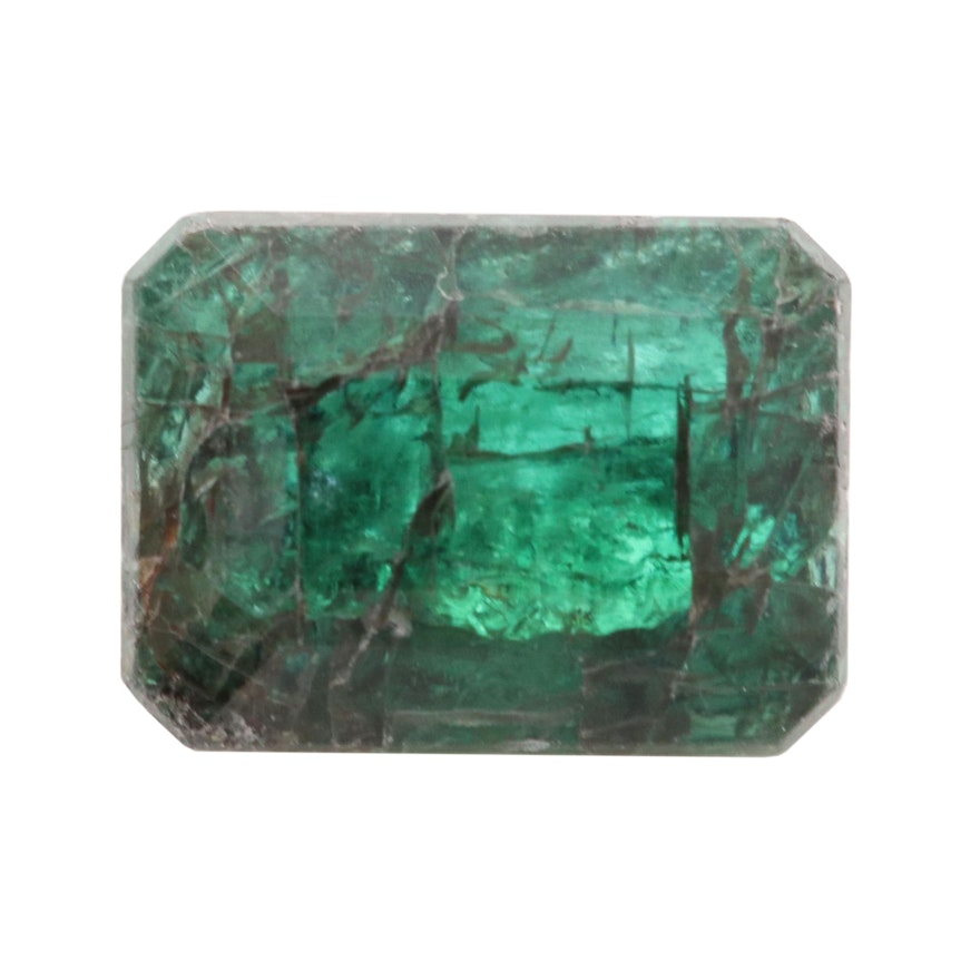 Loose 0.98 CT Emerald Gemstone