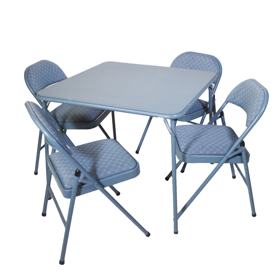 Maco Folding Chairs with Folding Table