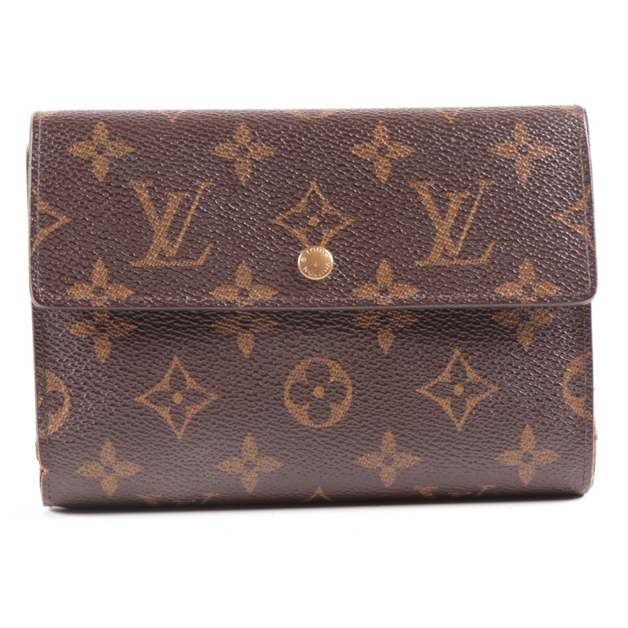 Louis Vuitton Porte-Tresor Etui Papiers Trifold Wallet in Monogram Canvas