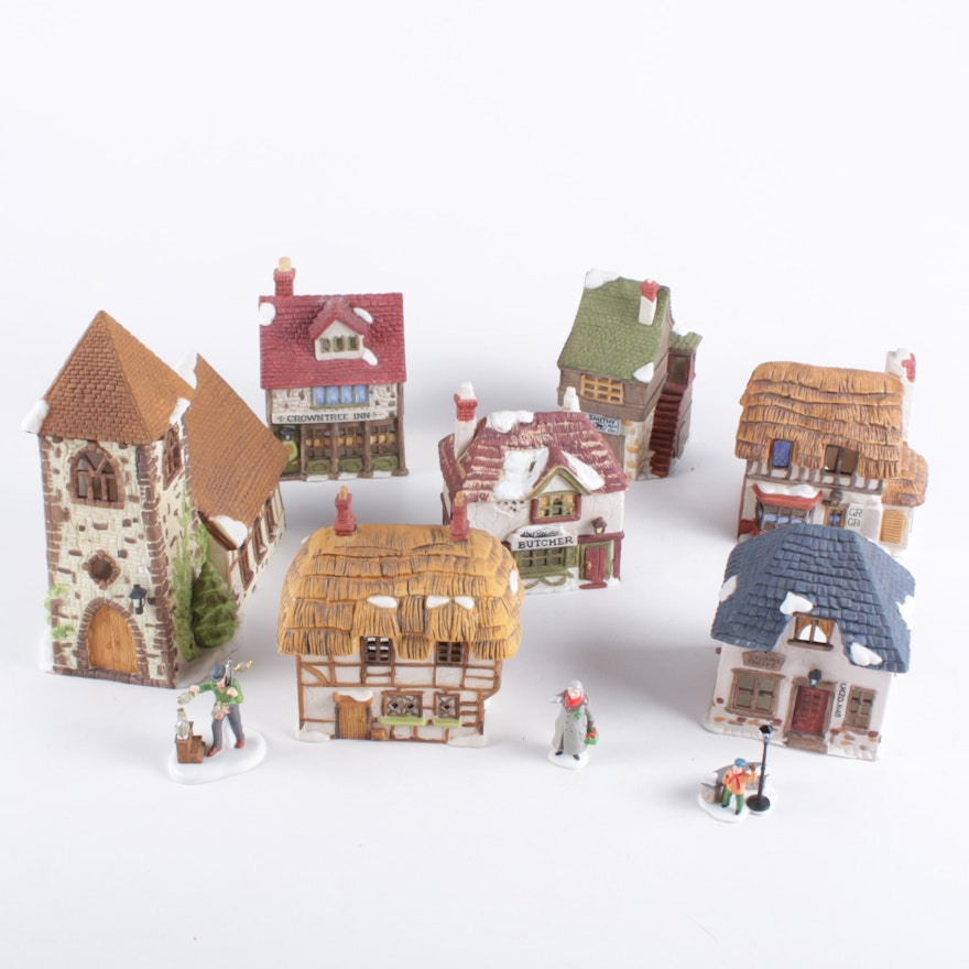 Department 56 Heritage Village Collection "Dickens' Village" Porcelain Houses