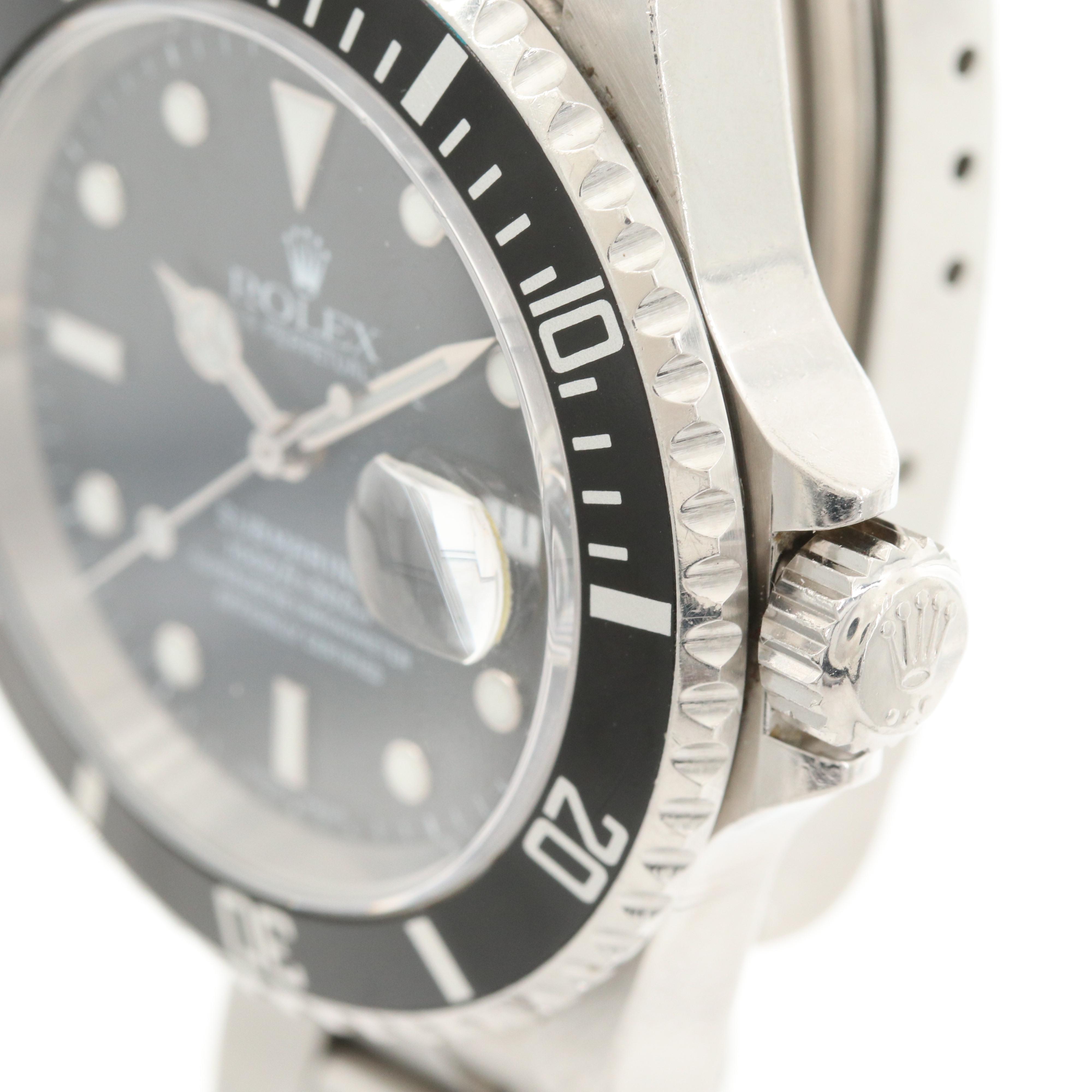 Rolex Submariner 16610 Stainless Steel Automatic Watch