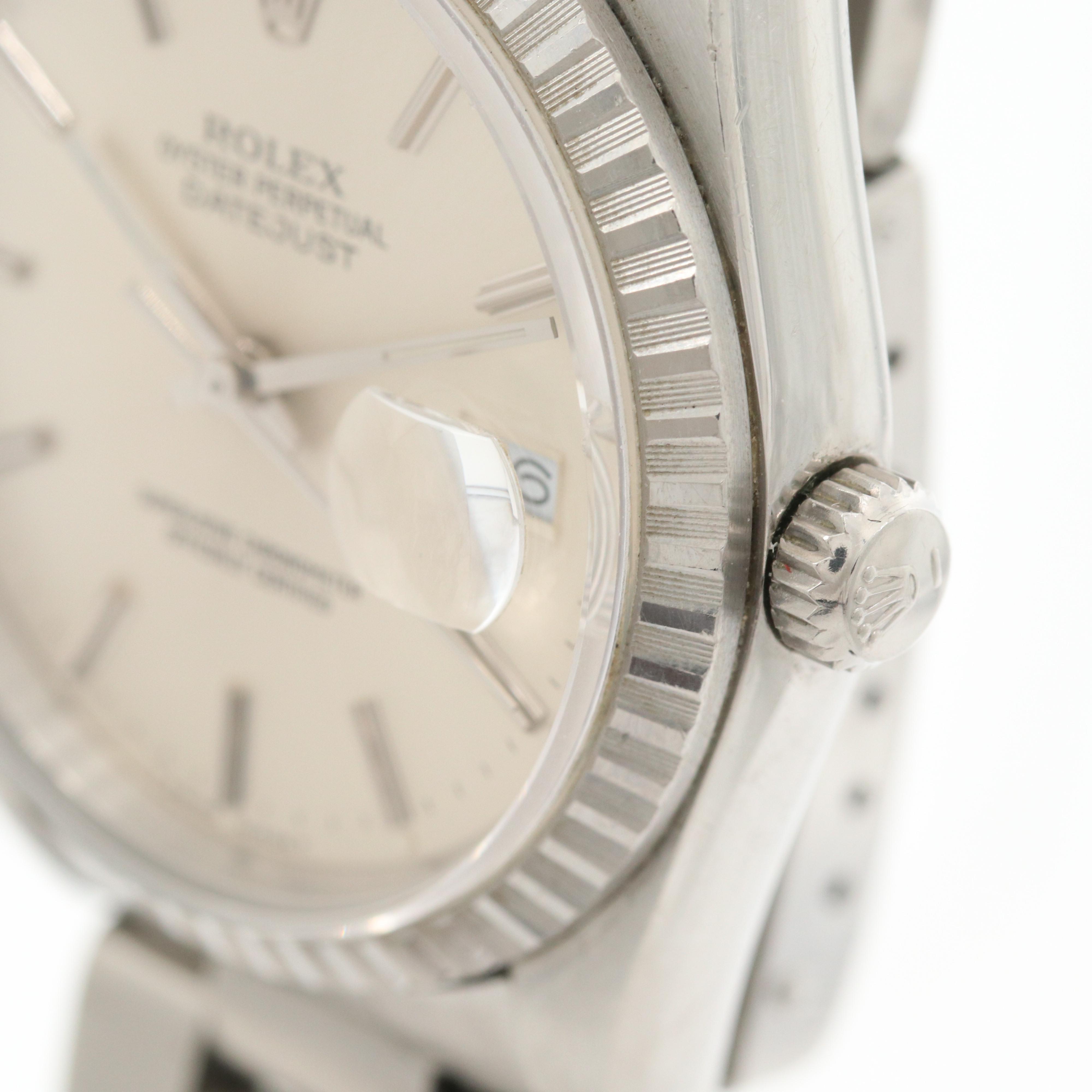 Rolex Datejust 16220 Stainless Steel Automatic Watch, 1988