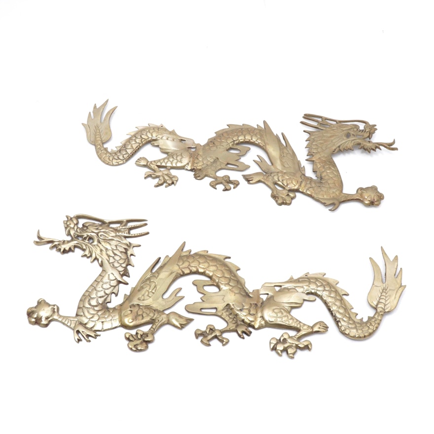 Brass Dragon Wall Hangings