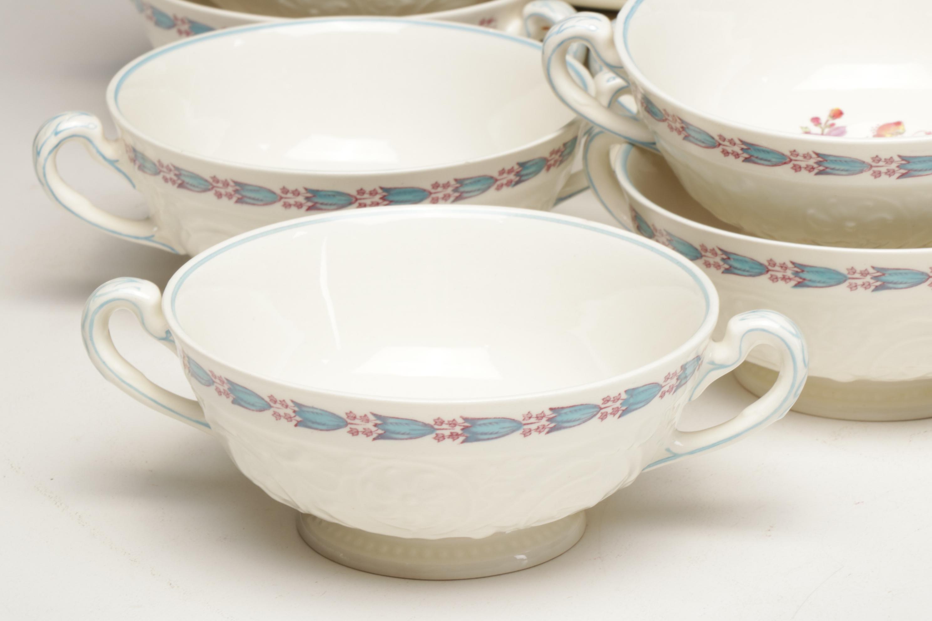 Wedgwood Patrician "Morning Glory" Pattern China Dinnerware