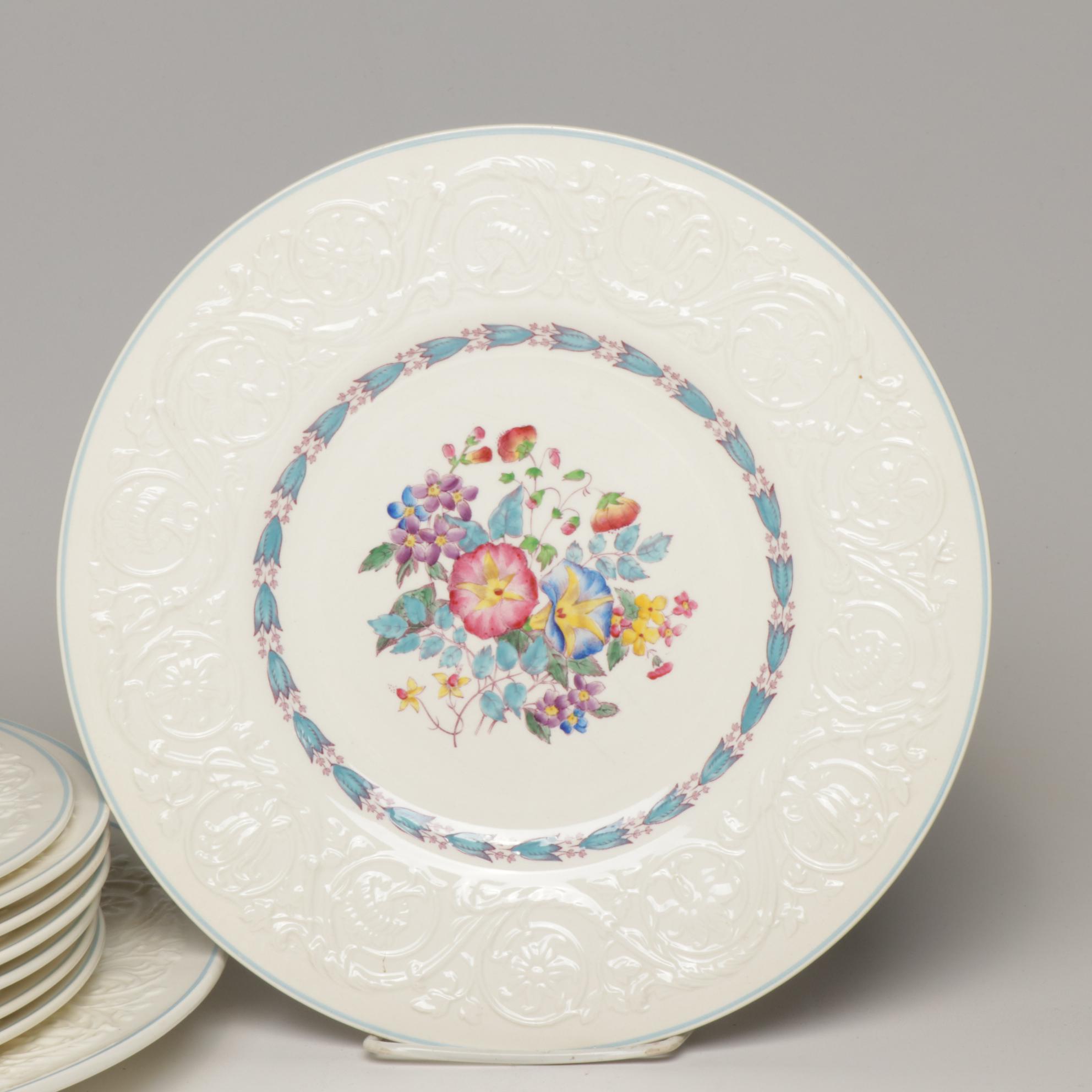 Wedgwood Patrician "Morning Glory" Pattern China Dinnerware