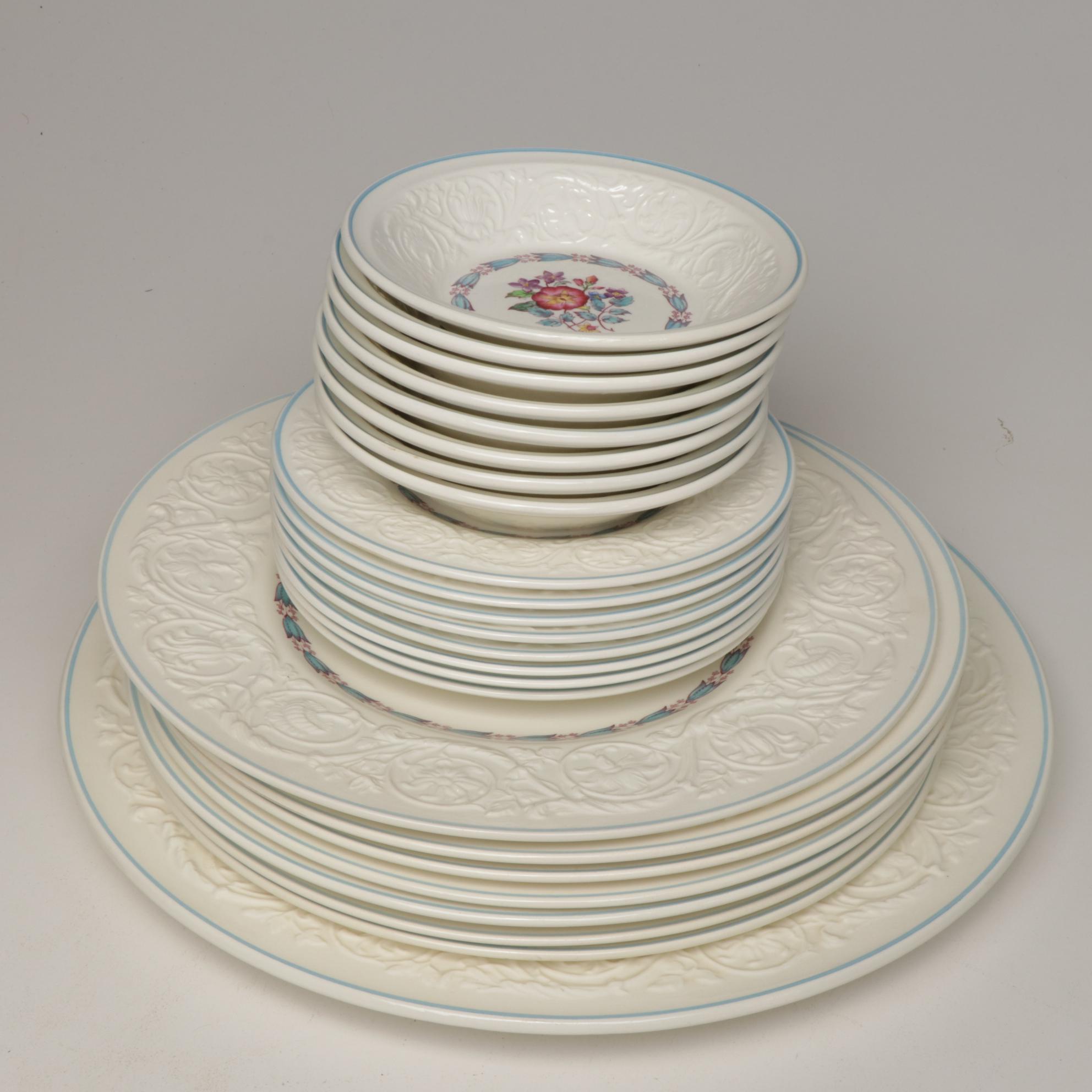 Wedgwood Patrician "Morning Glory" Pattern China Dinnerware