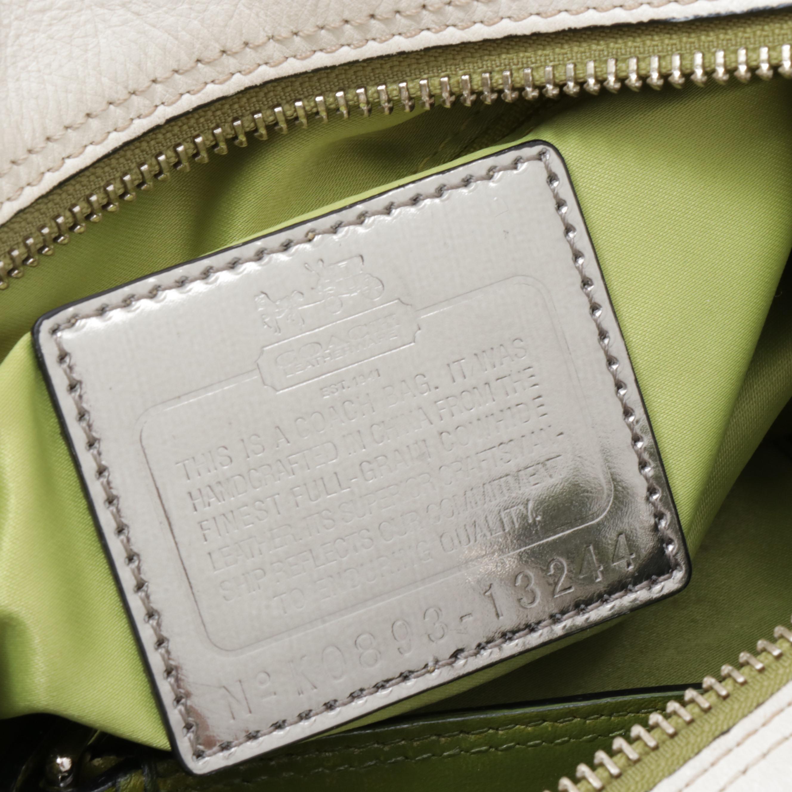 Coach Sabrina Spectator Designer Boutique Leather Convertible Handbag