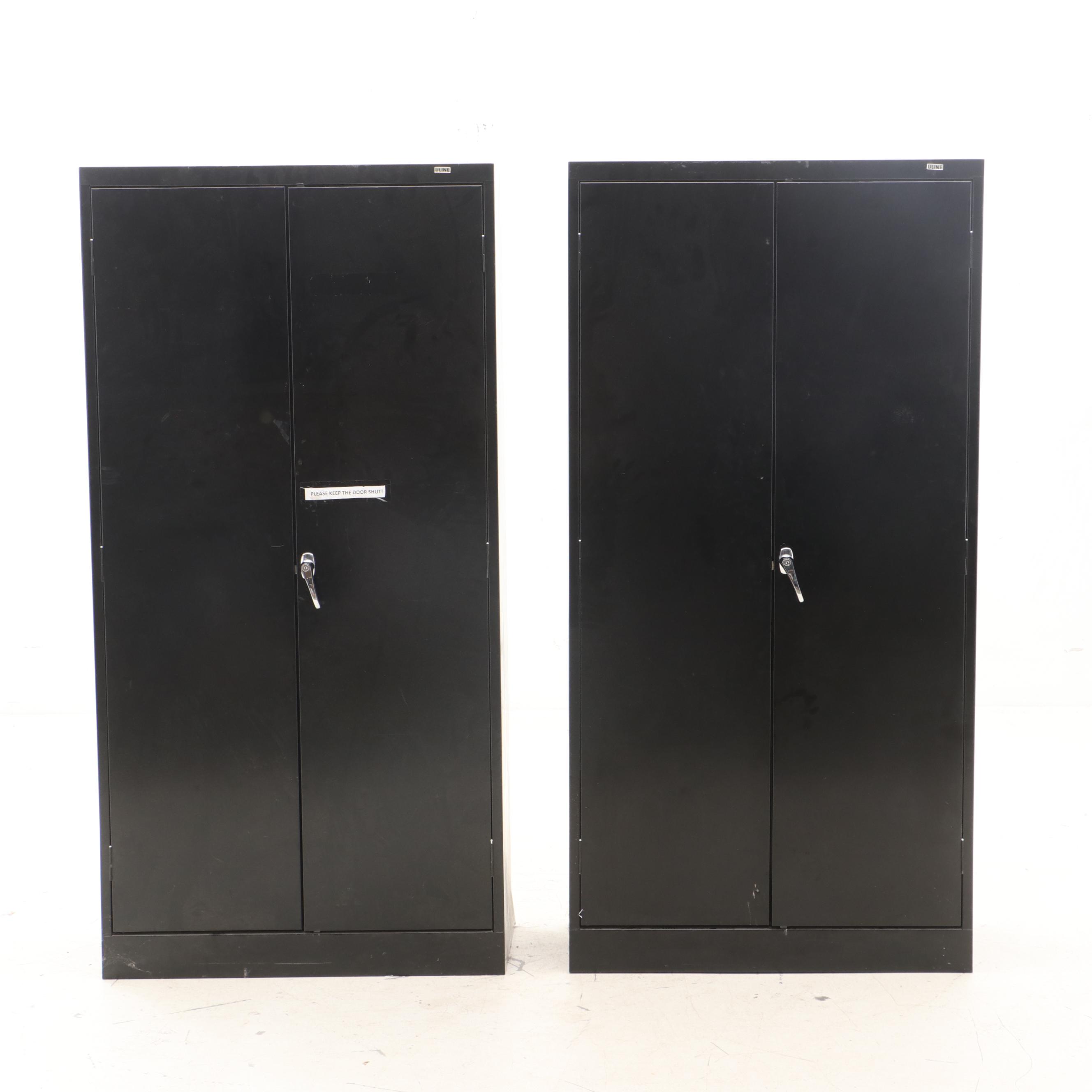 ULINE Metal Office Storage Cabinets, Contemporary