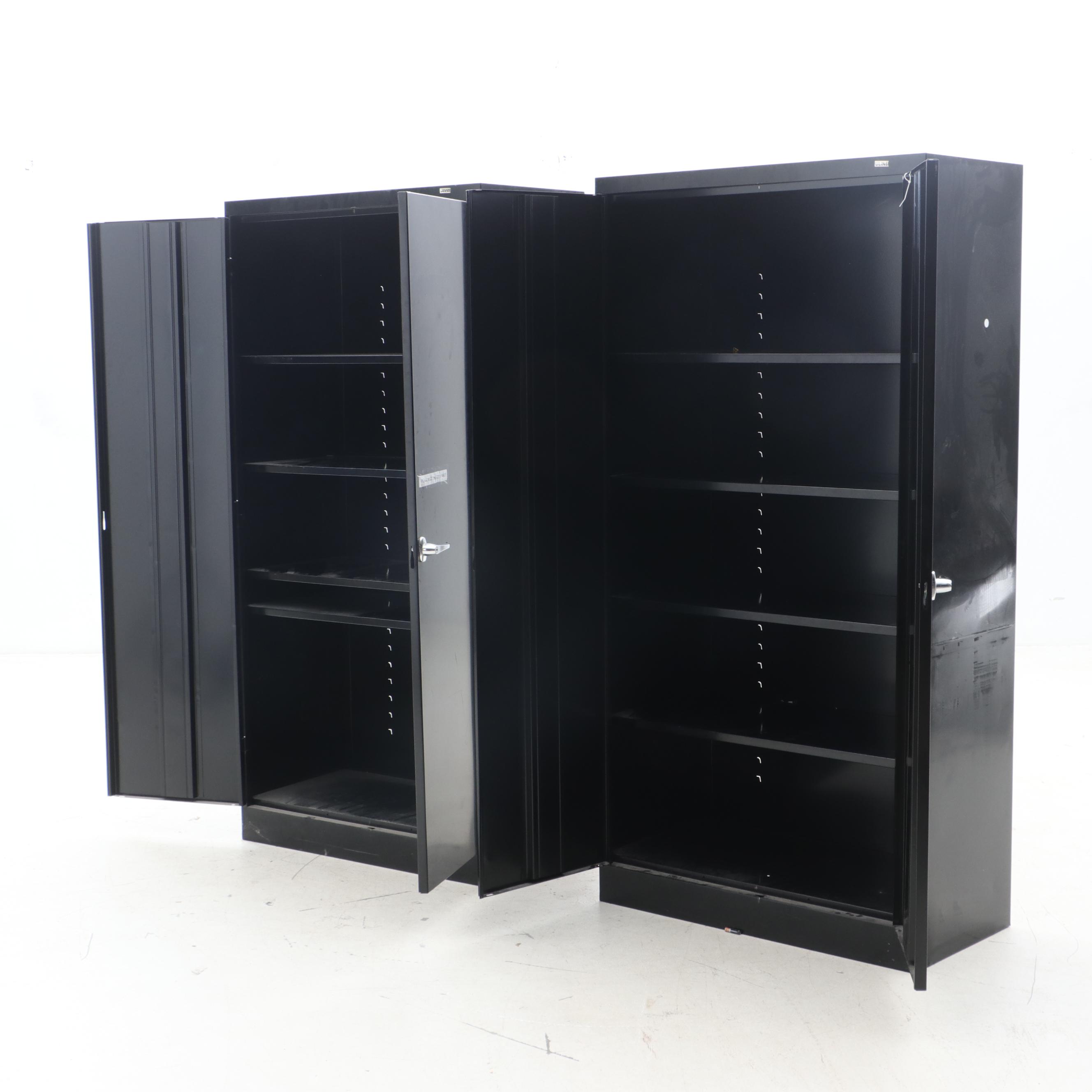 ULINE Metal Office Storage Cabinets, Contemporary