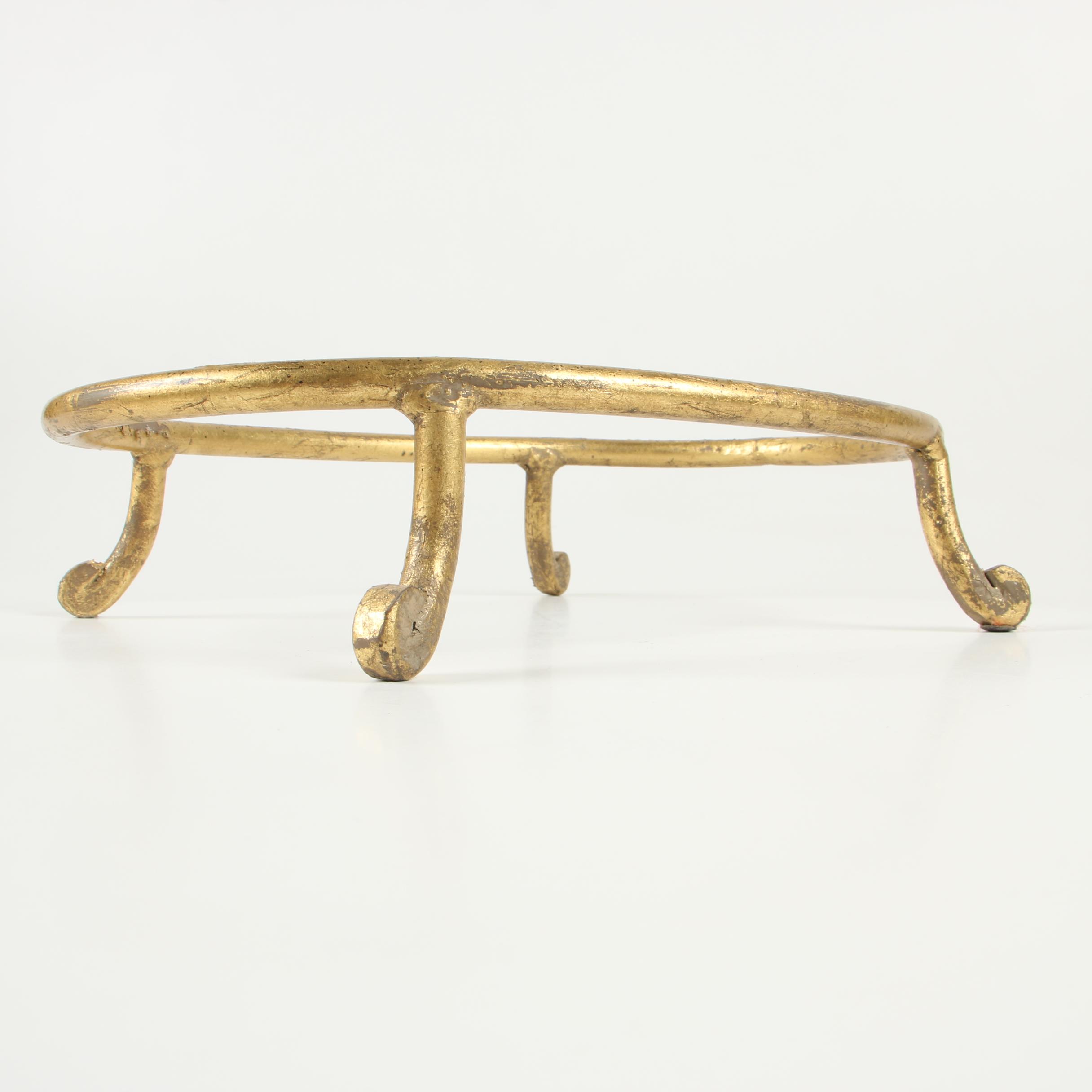 Modernist Style Gilt Ceramic Tortoise