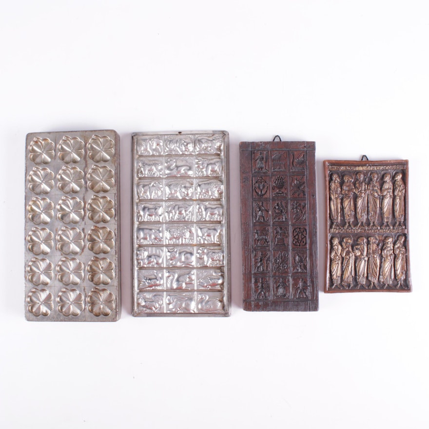 Tarvin Wax Studio Plaques and Anton Reiche Chocolate Molds
