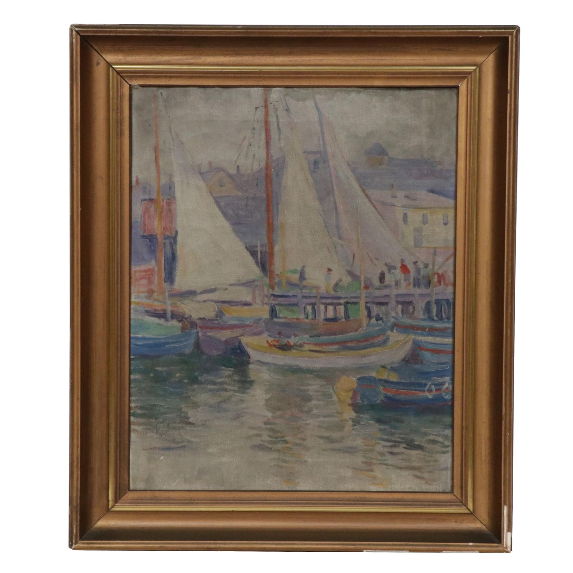 Attributed to Marie Louise Stahl Oil Painting