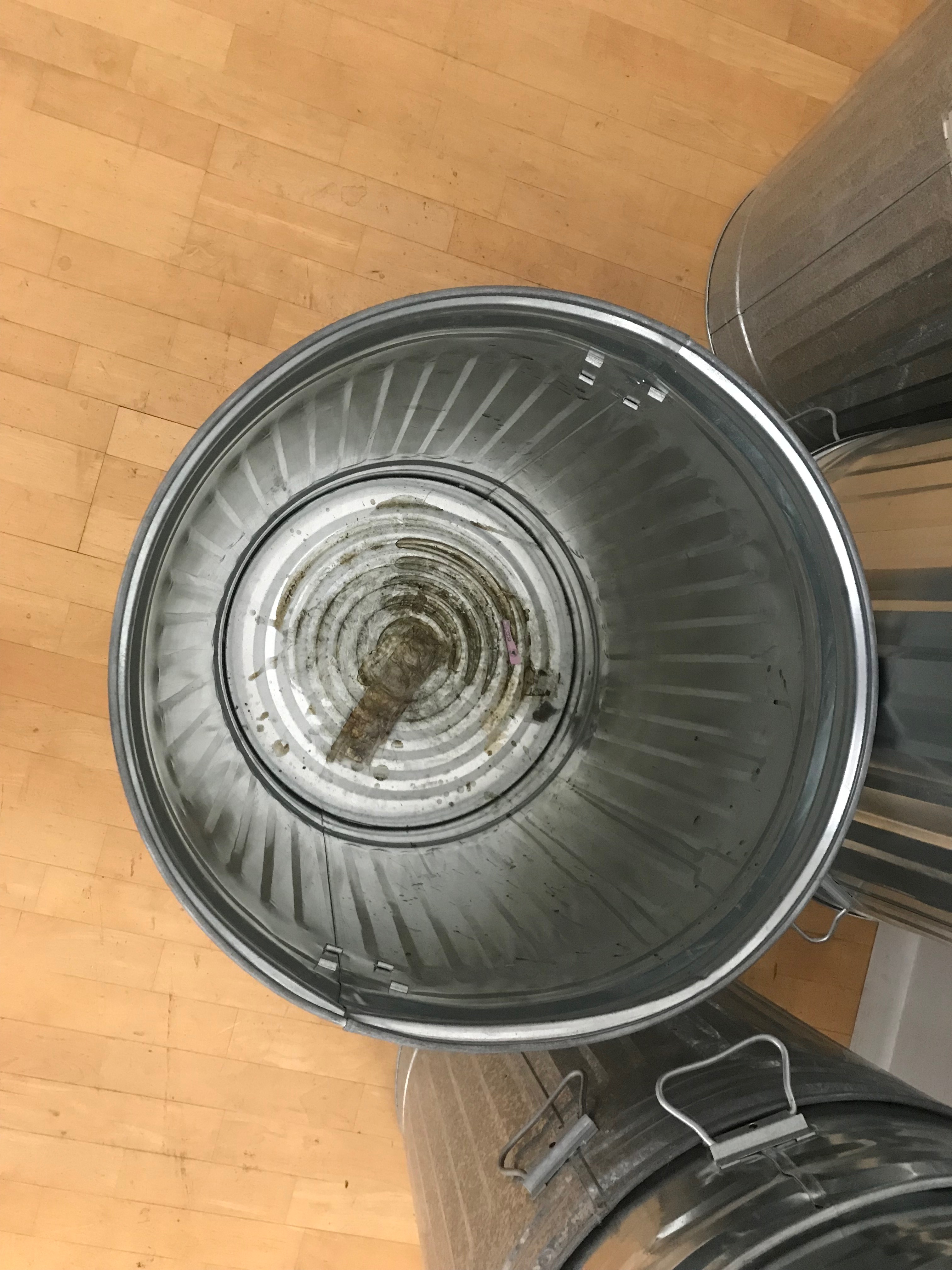 Behrens Galvanized Steel Thirty-One Gallon Trash Bins