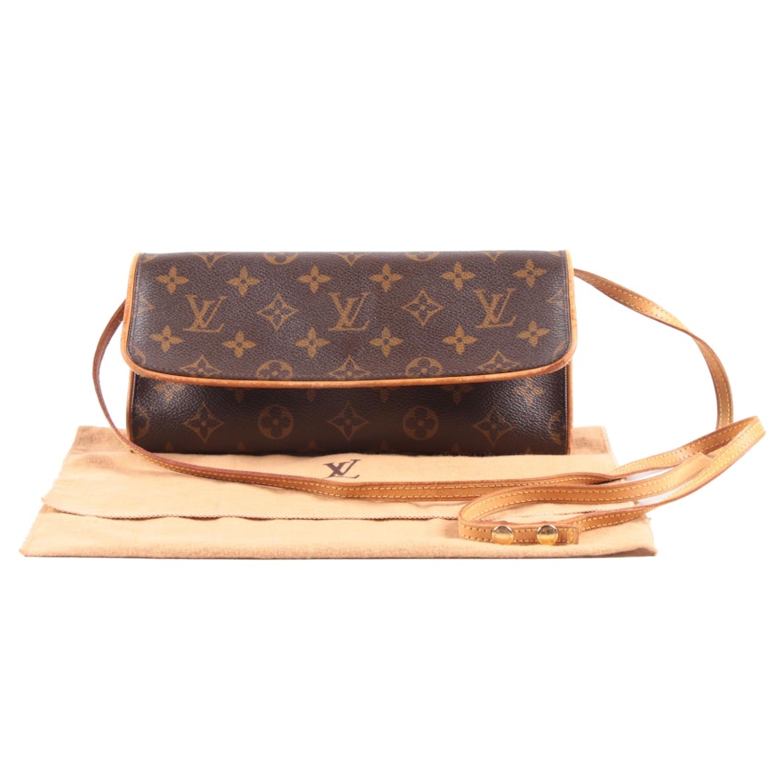 Louis Vuitton Paris Monogram Canvas and Leather Twin GM Pochette