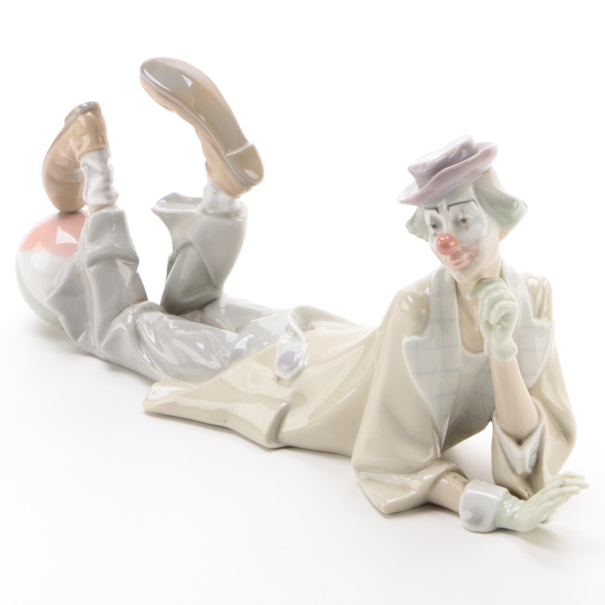 Lladró "Clown" Porcelain Figurine Designed by Salvador Furió, 1971–1974