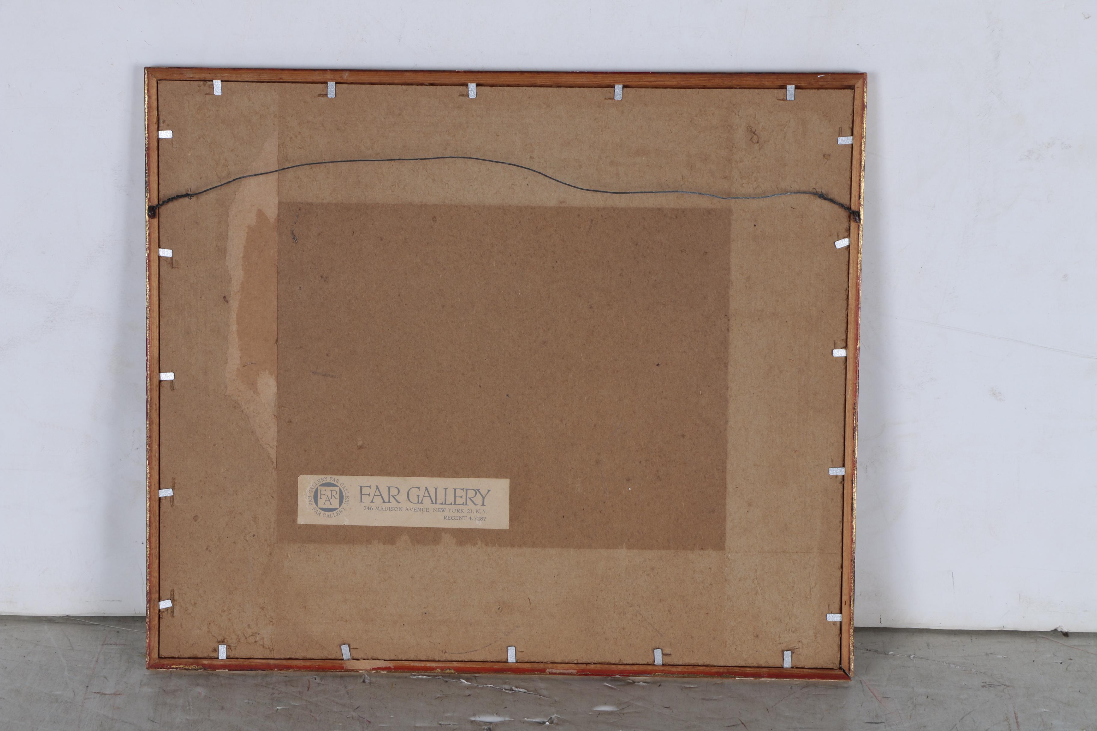 Halftone Print after Ronald Searle New Yorker Cartoon