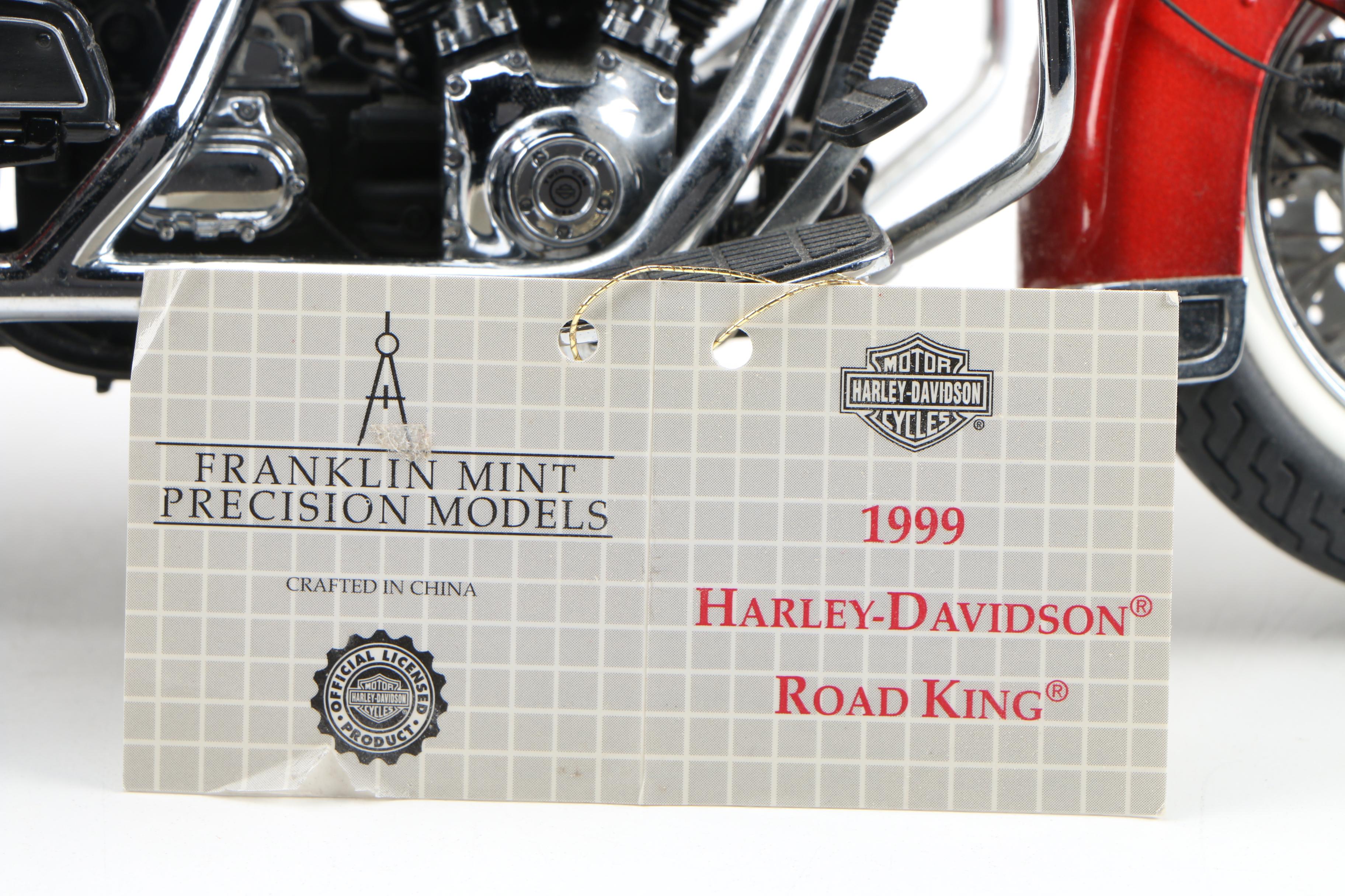 Franklin Mint Harley-Davidson Road King Diecast Model, 1999