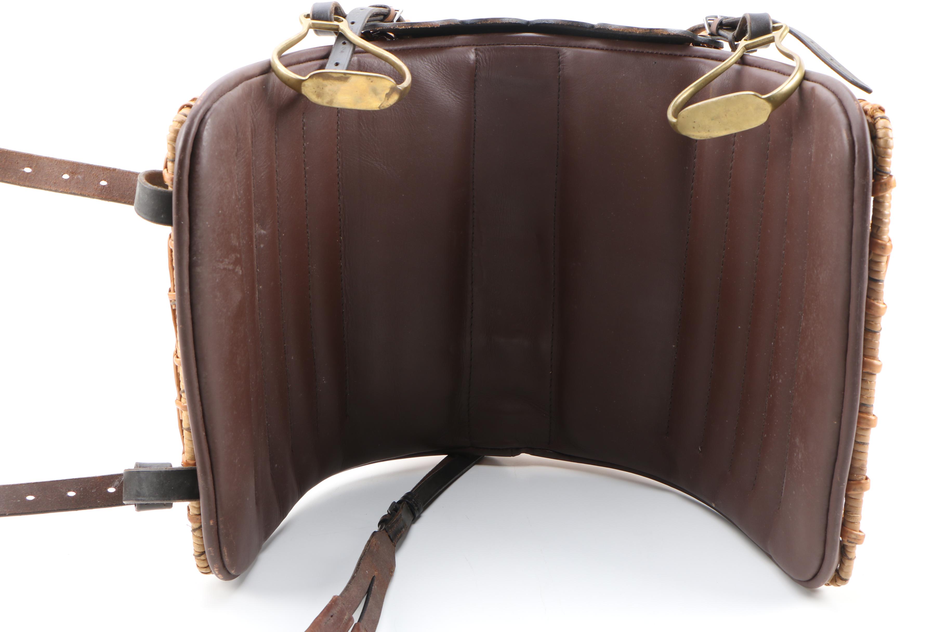 Children's Wicker Basket Pony Saddle