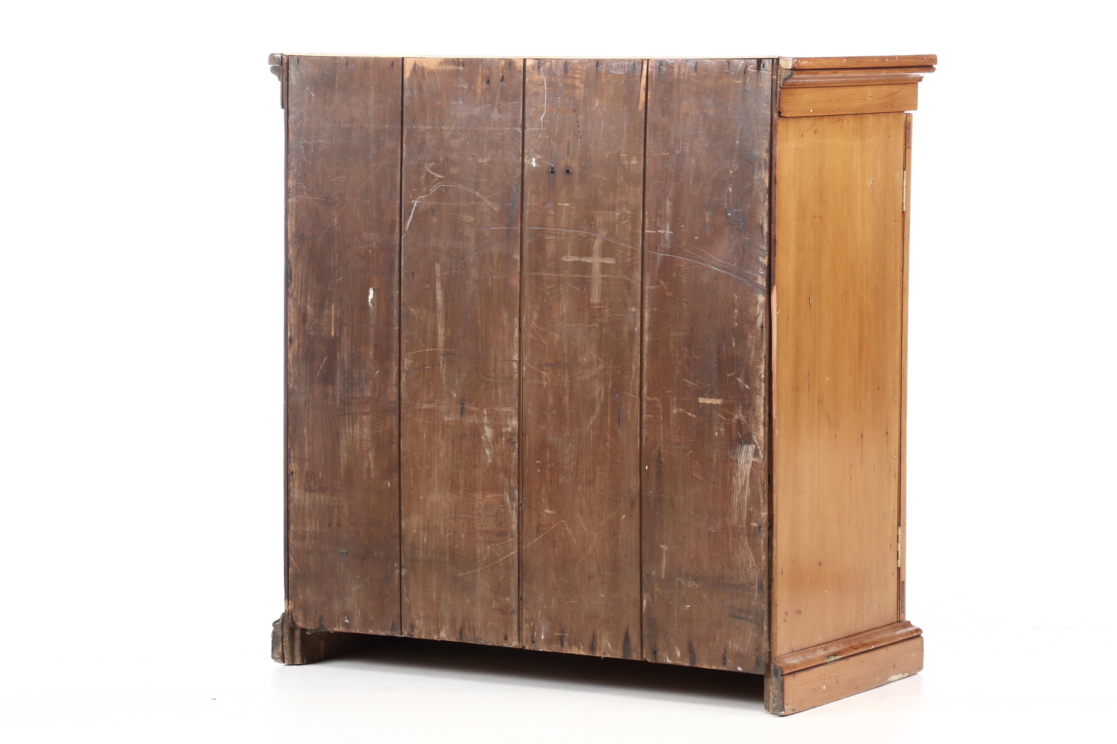 Victorian Pine Sixteen-Drawer Specimen Cabinet, Second Half 19th Century