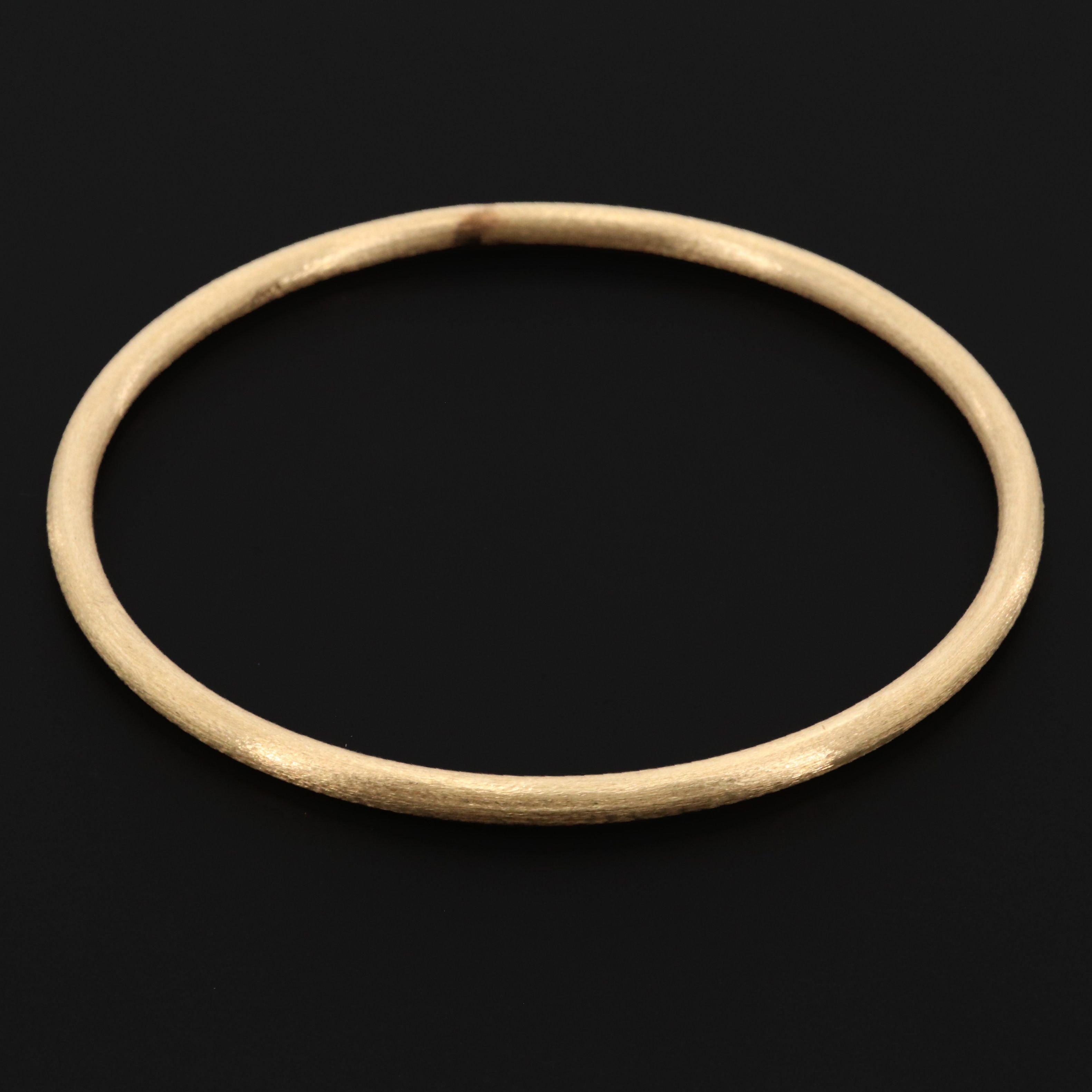 14K Yellow Gold Bangle Bracelet