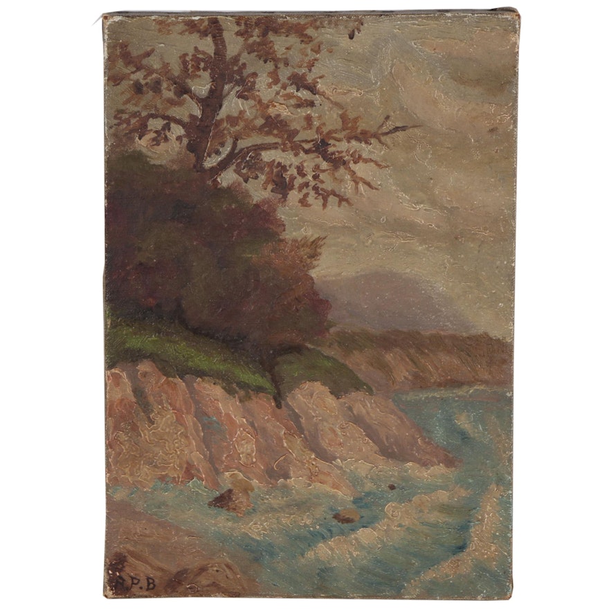 20th Century Landscape Oil Painting