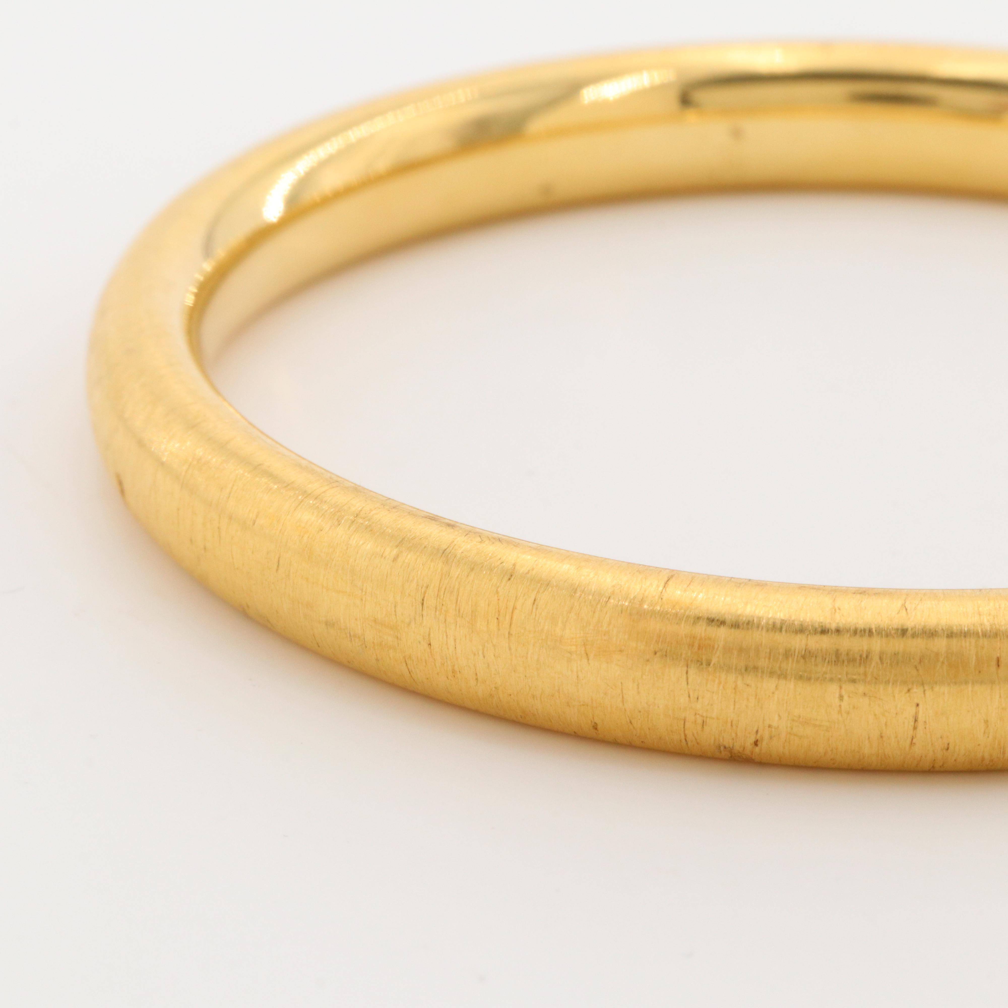 Milor 14K Yellow Gold Bangle Bracelet