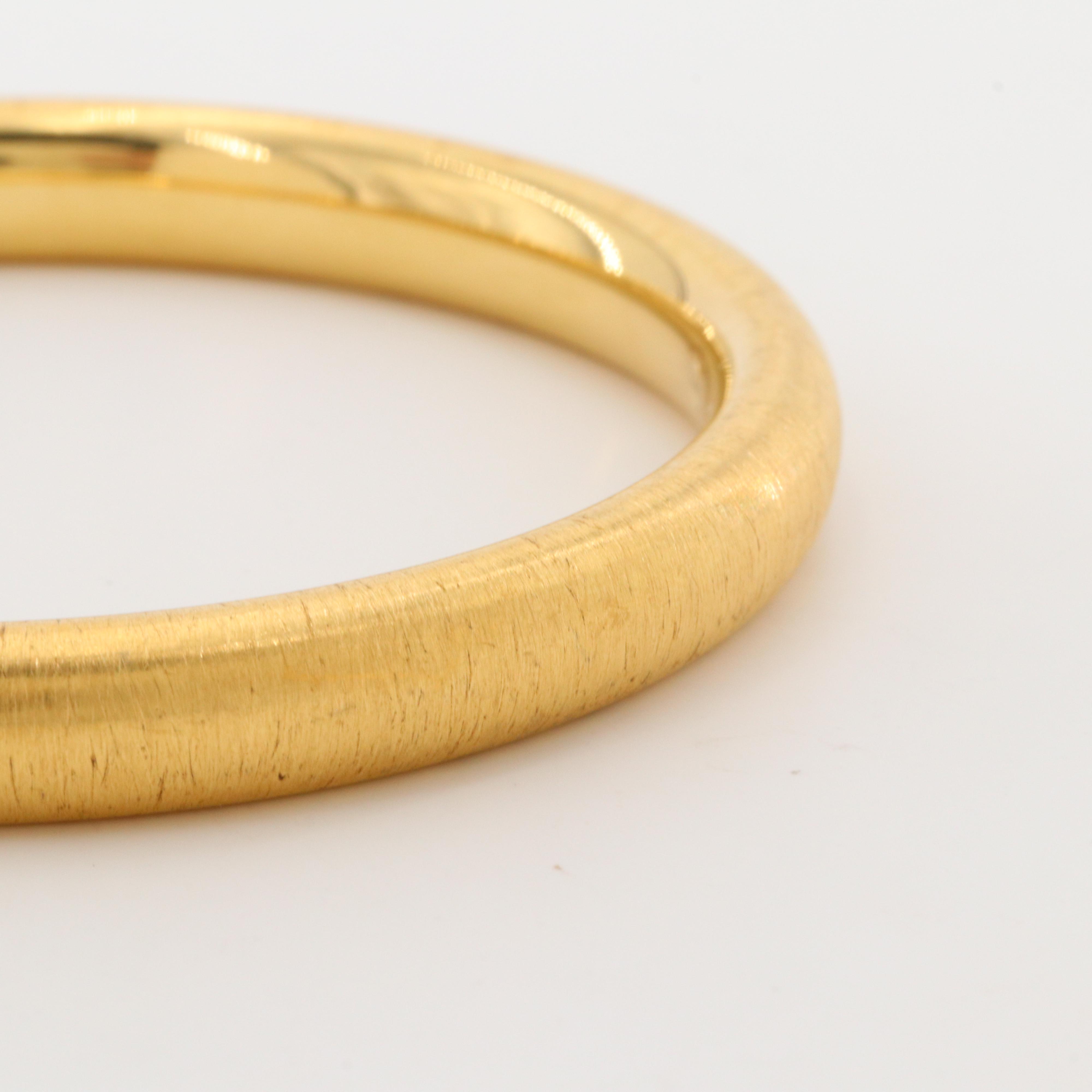 Milor 14K Yellow Gold Bangle Bracelet