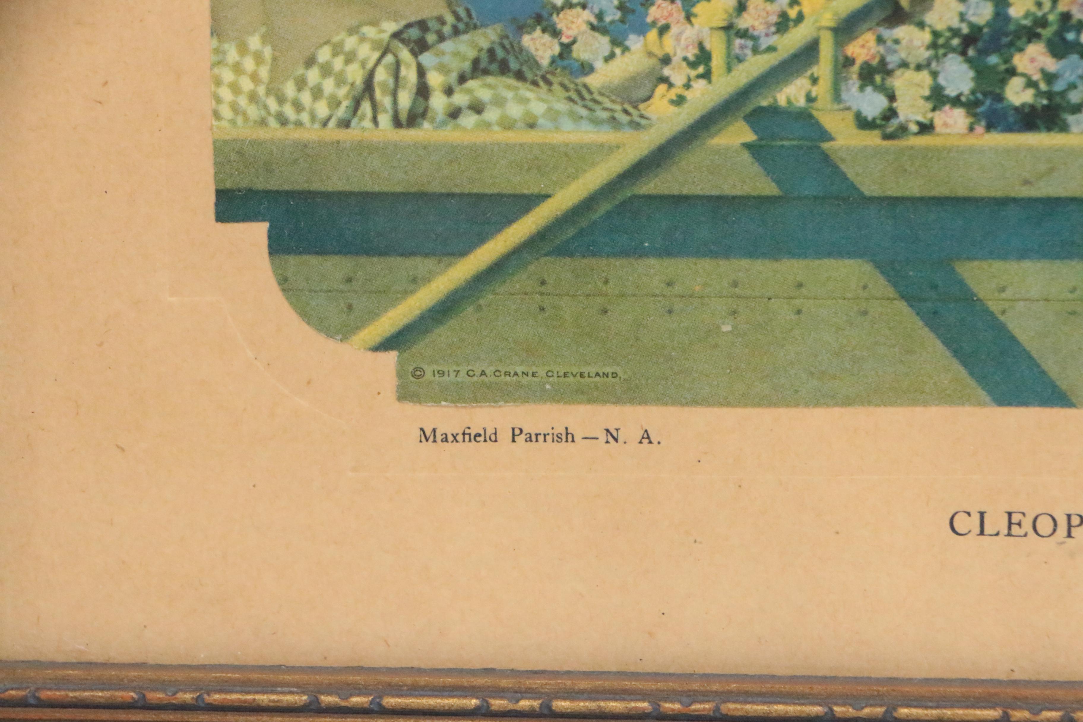 Halftone Lithograph After Maxfield Parrish "Cleopatra", 1917