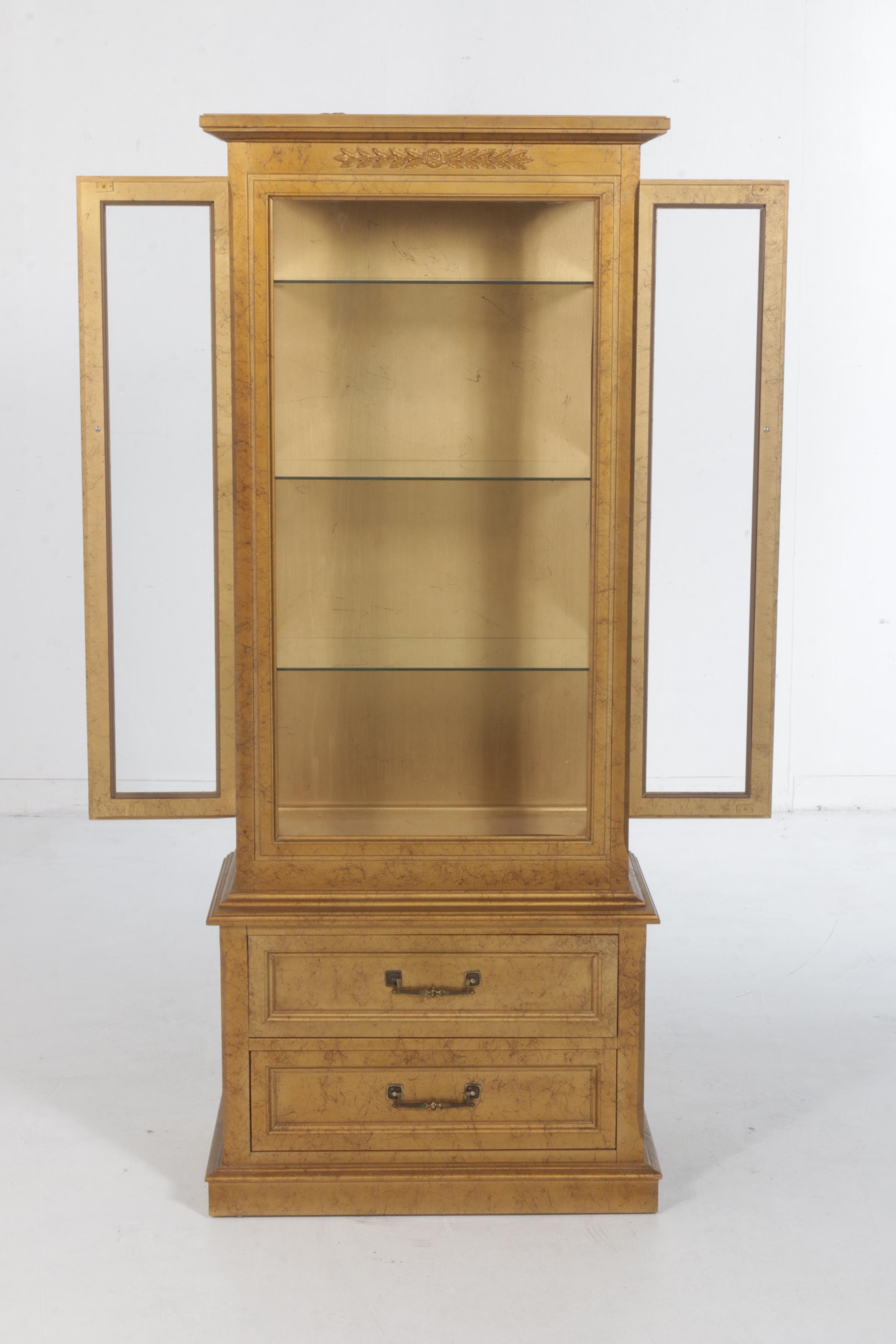 Sanford Furniture Co. French Provincial Display Cabinet, Mid-Century