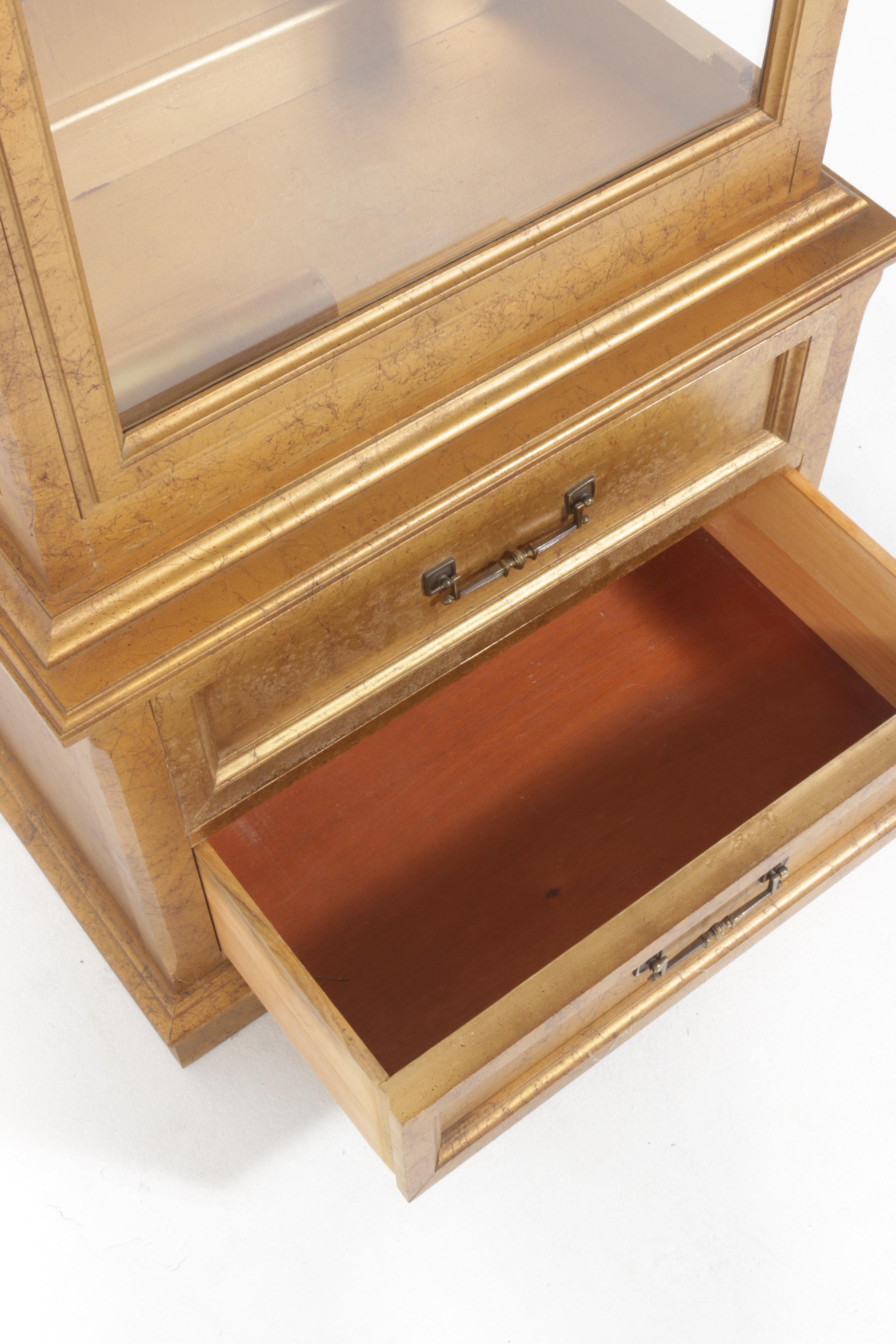 Sanford Furniture Co. French Provincial Display Cabinet, Mid-Century